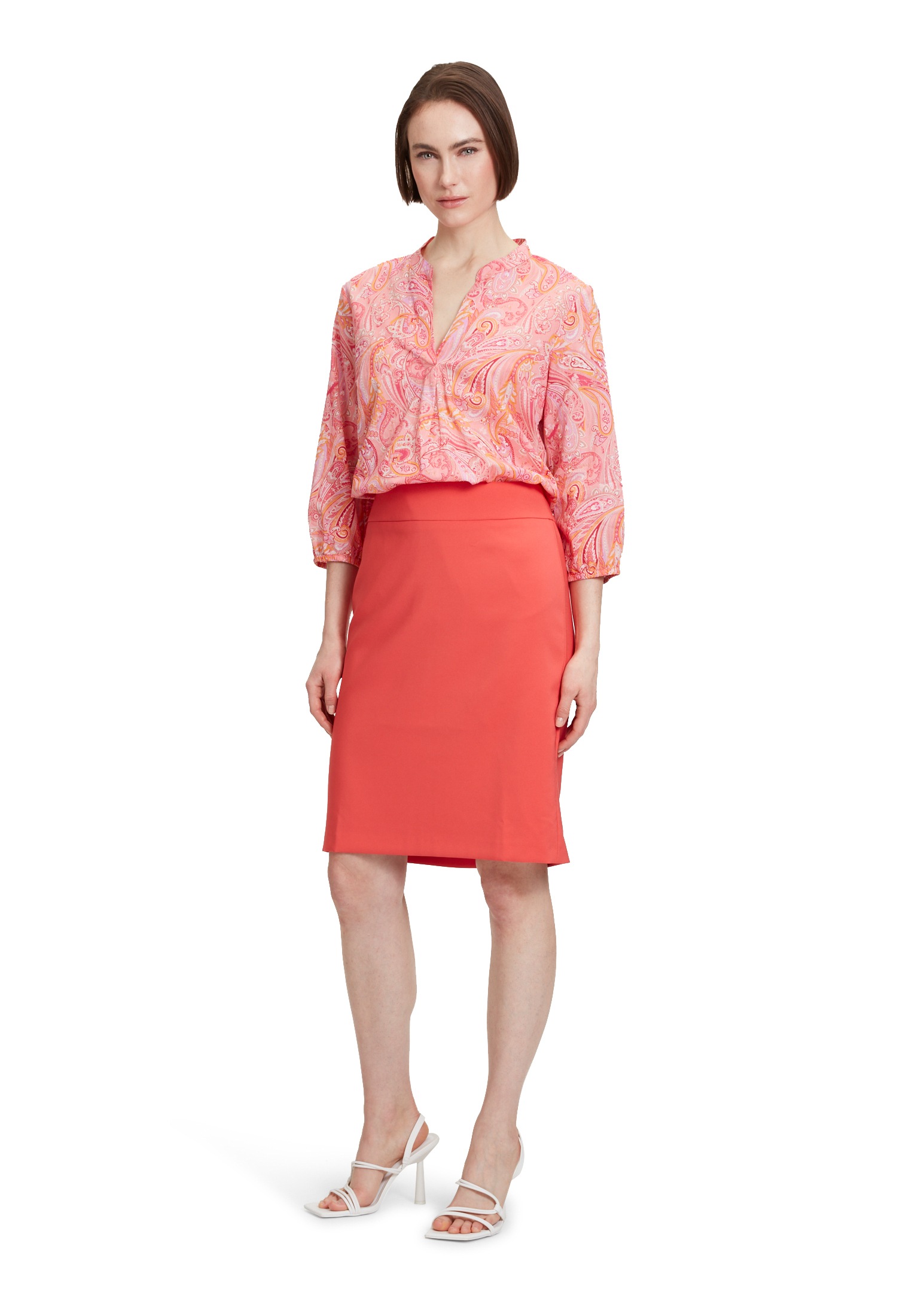 Betty Barclay Midirock »Betty Barclay Business-Rock gerader Schnitt«, Material