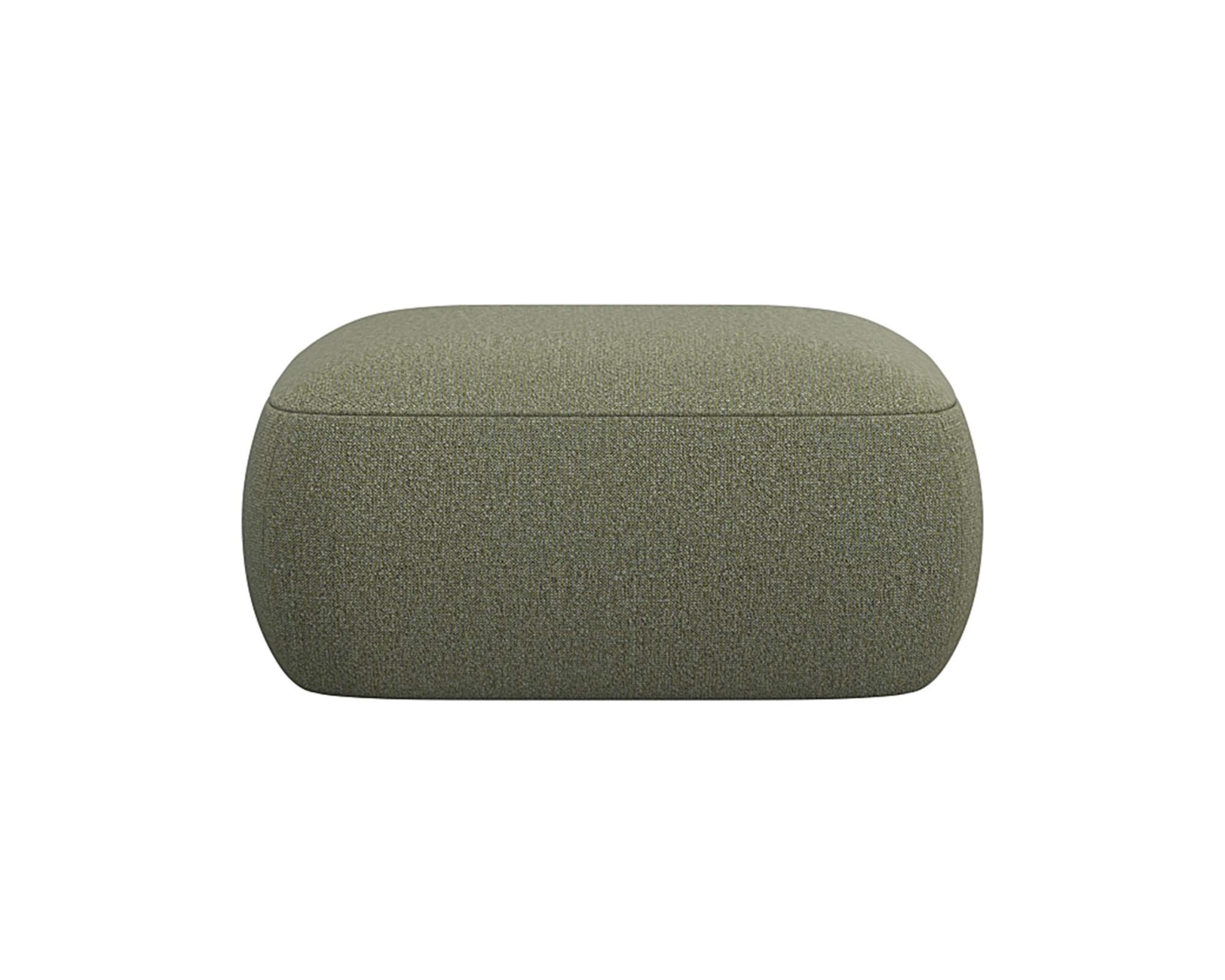 Pouf »Torino, rund, bodennah, Sitzhocker, Polsterhocker«, Modernes, organisches...