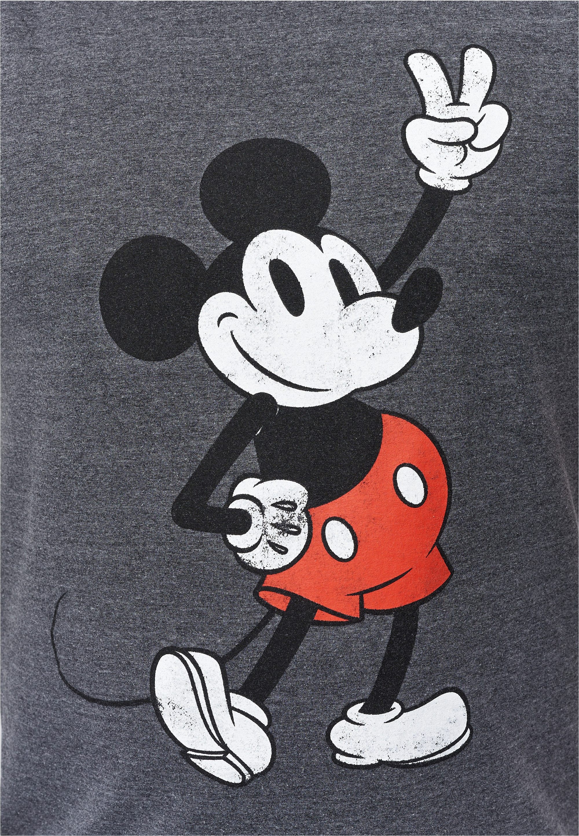 Recovered T-Shirt »Disney Mickey Peace Pose«, im zeitlosen Design