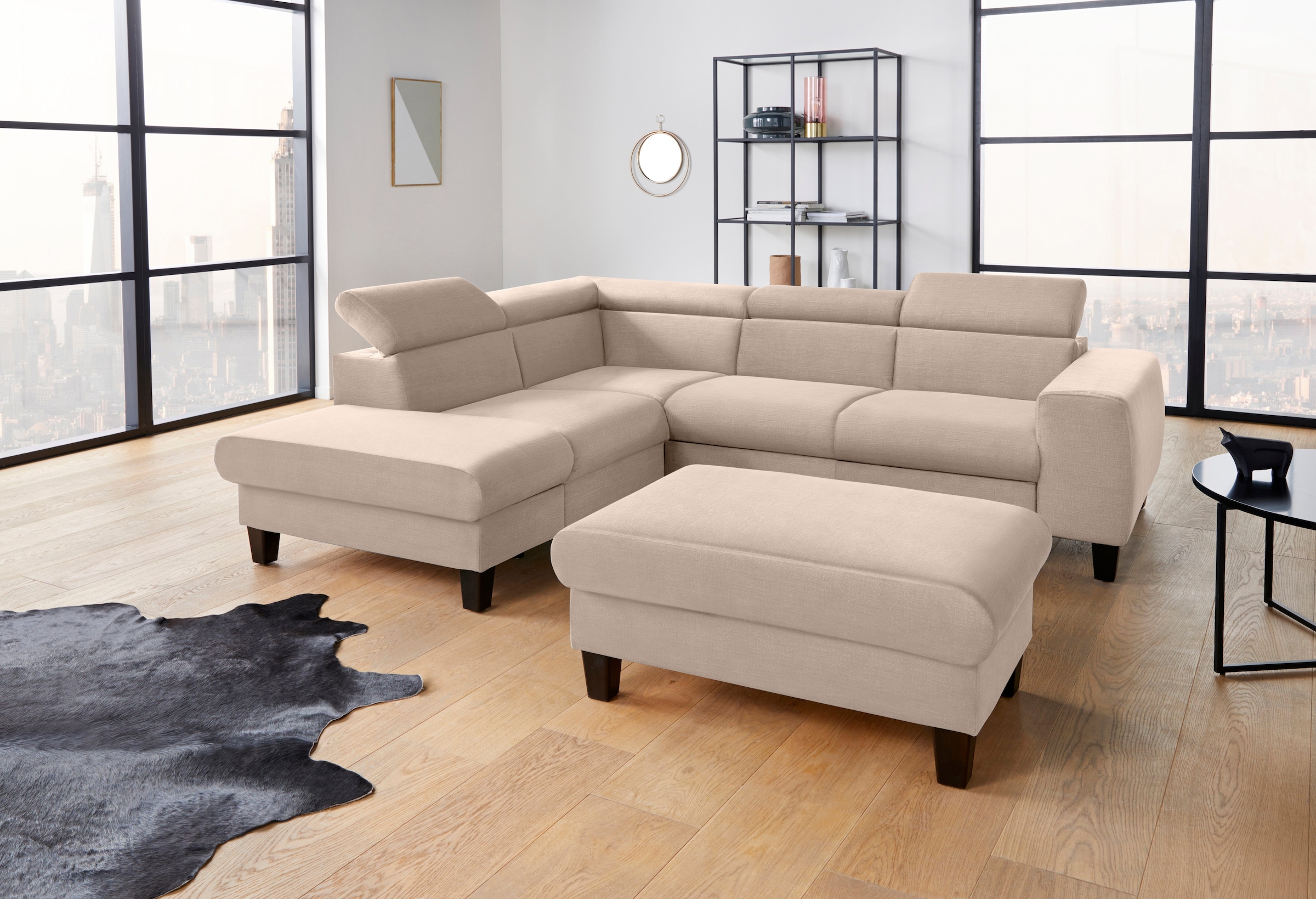 COTTA Polstergarnitur "Morven L-Form", (Set), Set bestehend aus: Ecksofa mi günstig online kaufen