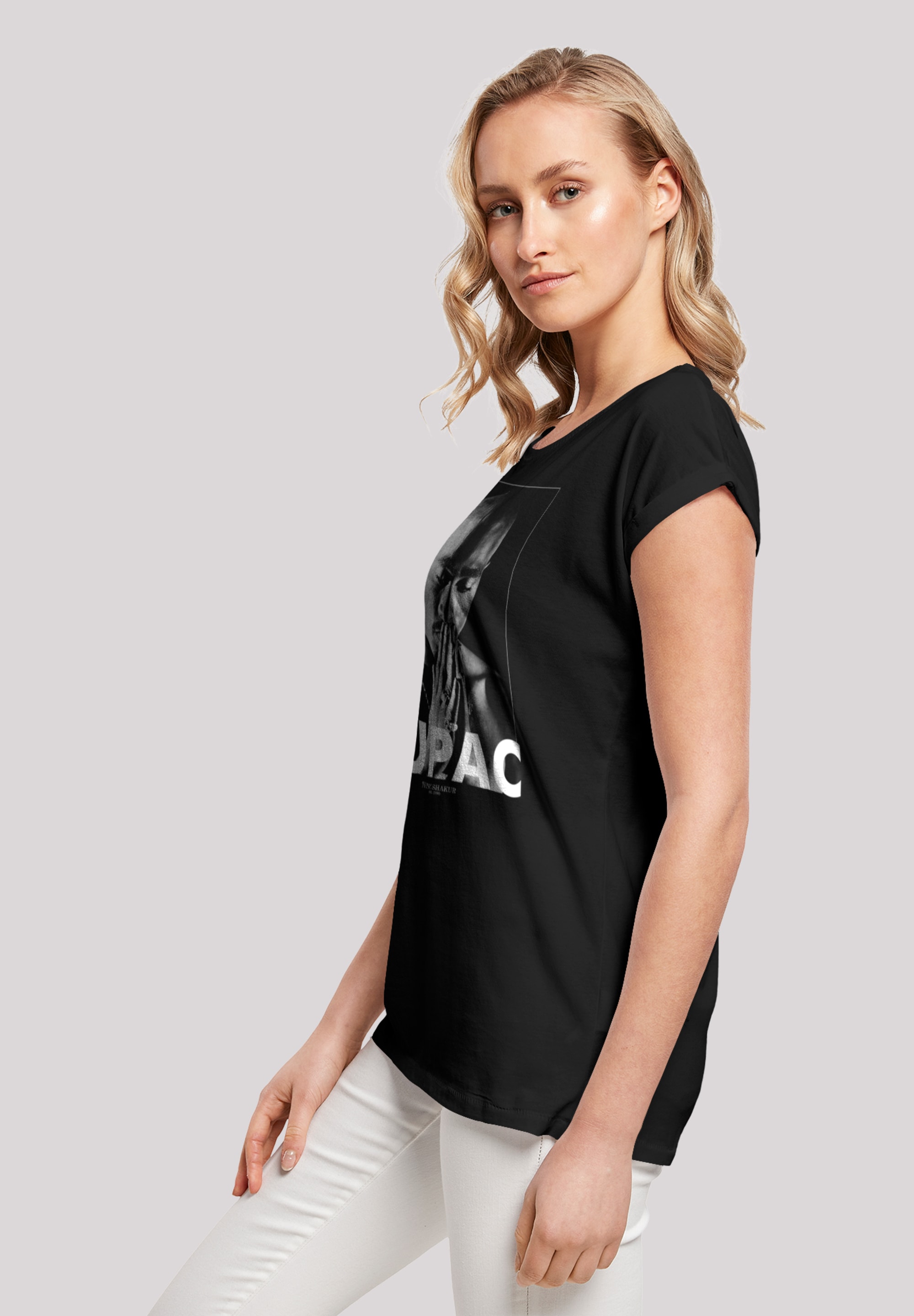F4NT4STIC T-Shirt »Tupac Shakur Praying«, Print