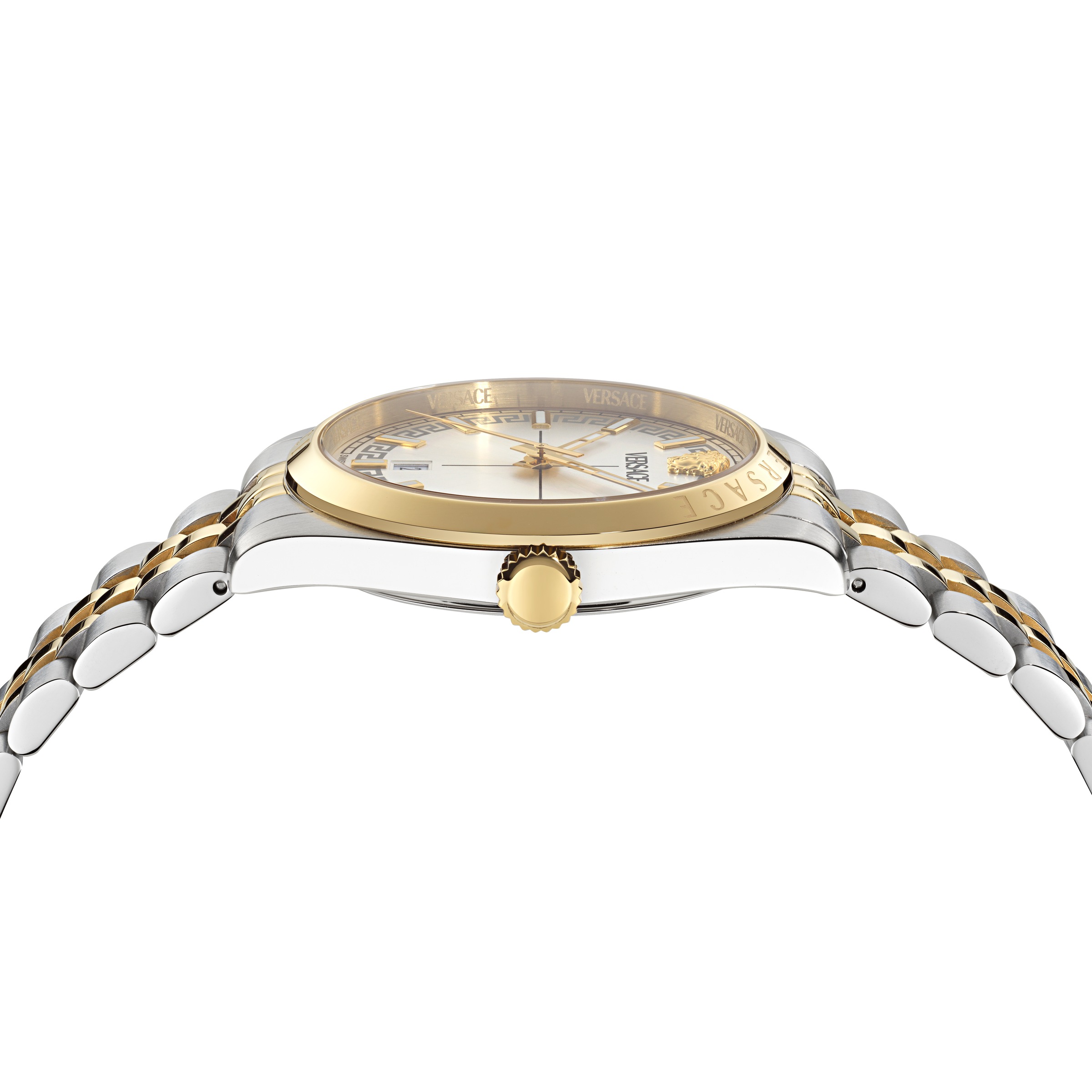 Versace Quarzuhr »MILLENYIUM GENT« Armbanduhr, Herrenuhr, Swiss Made, Edelstahlarmband, analog, Tag