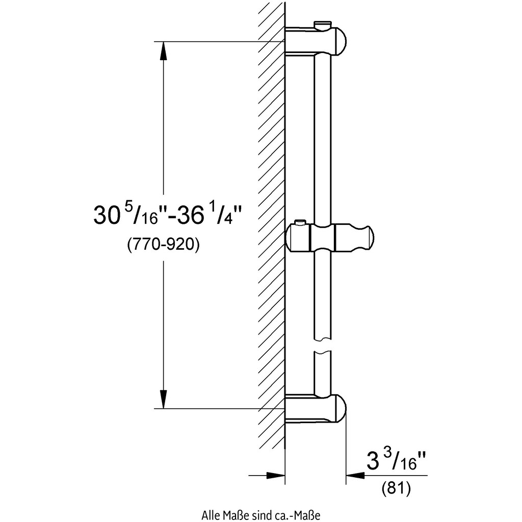 Grohe Brausehalter »Euphoria«, (Packung)