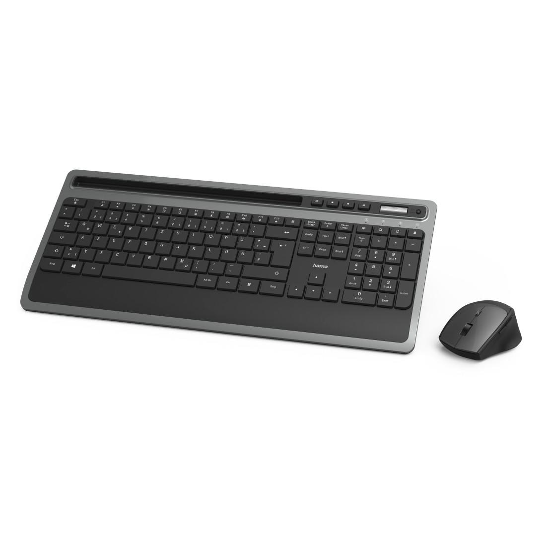 Hama Tastatur- »Multimedia-Funktastatur-/Maus-Set | Maus-Set BAUR KMW-600 und Schwarz/Anthrazit«
