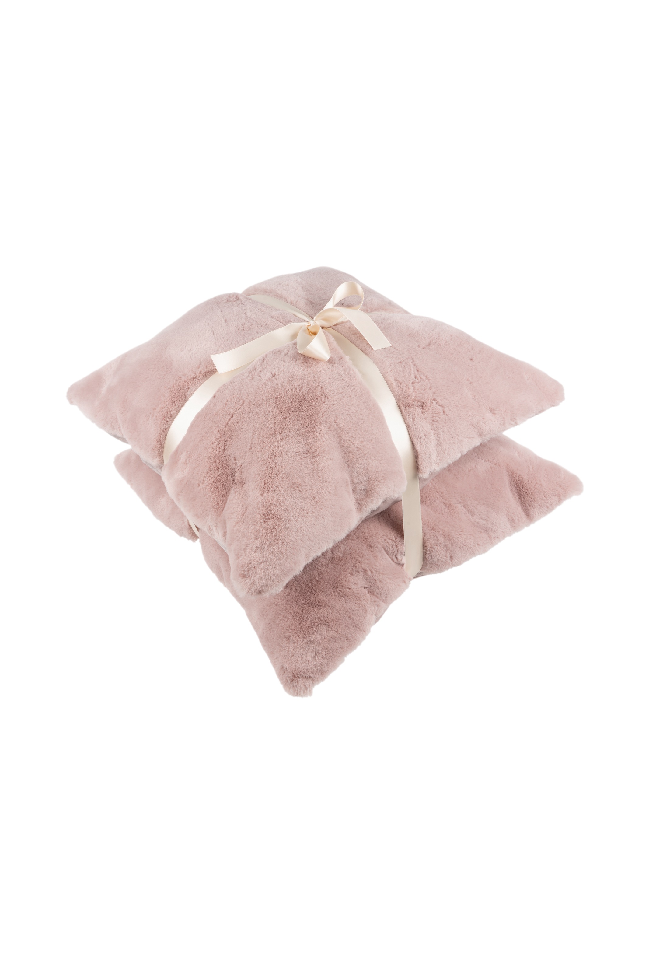Kenda Sand Fellkissen »Dekokissen Aimee 625 2er-Set«, Kissen inkl. Füllung mit flauschigem Stoffbezug