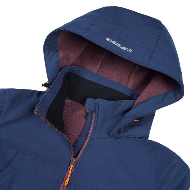 Icepeak Softshelljacke »D SOFTSHELLJACKE BRENHAM«, mit Kapuze, mit hohem  Stehkragen für bestellen | BAUR