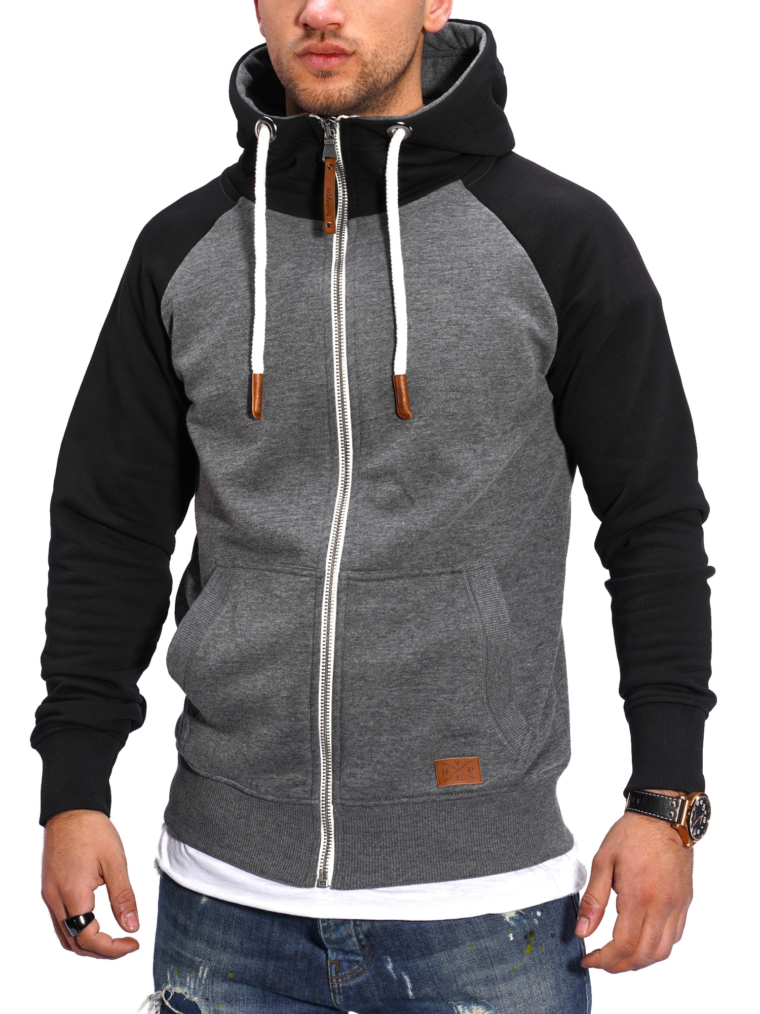 Sweatjacke »RAGLAN«, mit Raglan-Ärmeln