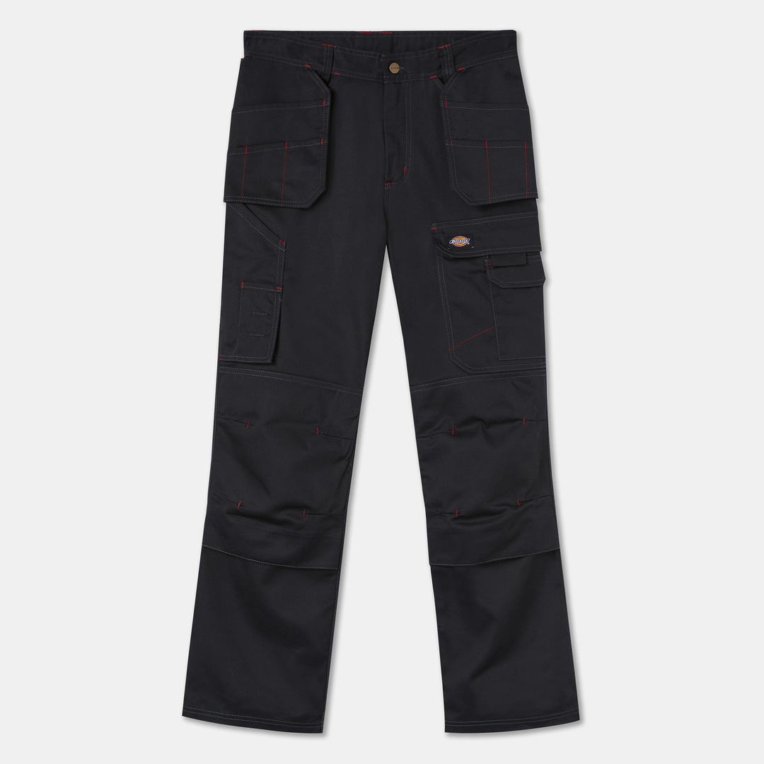 DICKIES Herren Arbeitshose "Dickies Workwear Hosen REDHAWK PRO TROUSERS", schwarz, Gr. 38, Obermaterial: 65% Polyester, 35% Baumwolle, Hosen