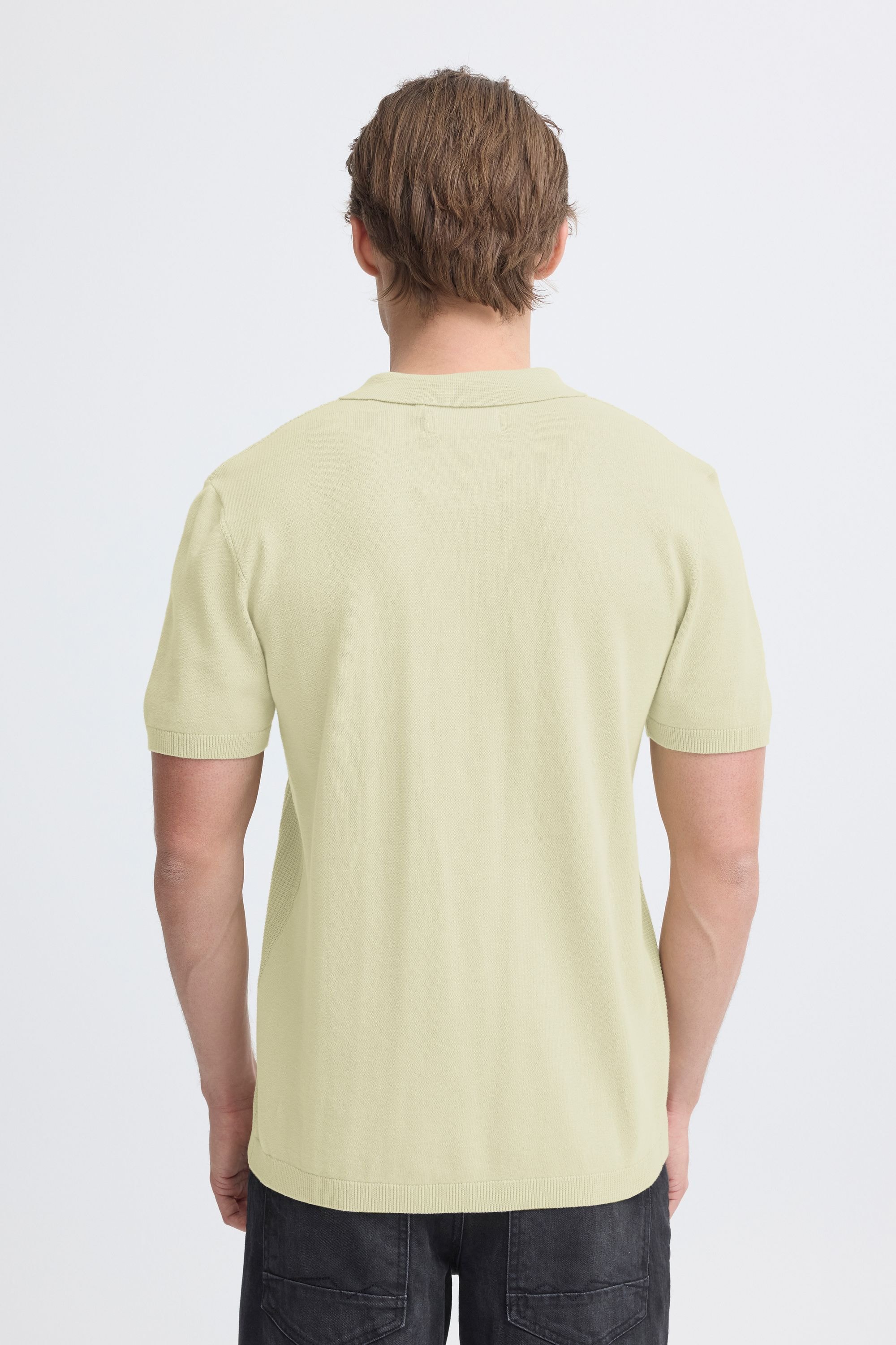 Blend Poloshirt »BHBaron« Stilvolles T-Shirt mit Kragen und strukturiertem Rippmuster