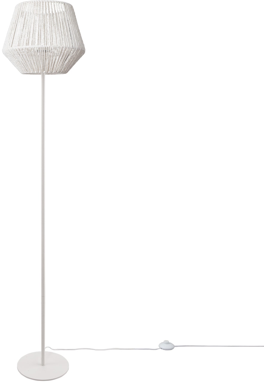 Paco Home Stehlampe »Pinto«, 1 LED Modern BAUR Boho Schlafzimmer | Optik Korb Wohnzimmer flammig-flammig, E27