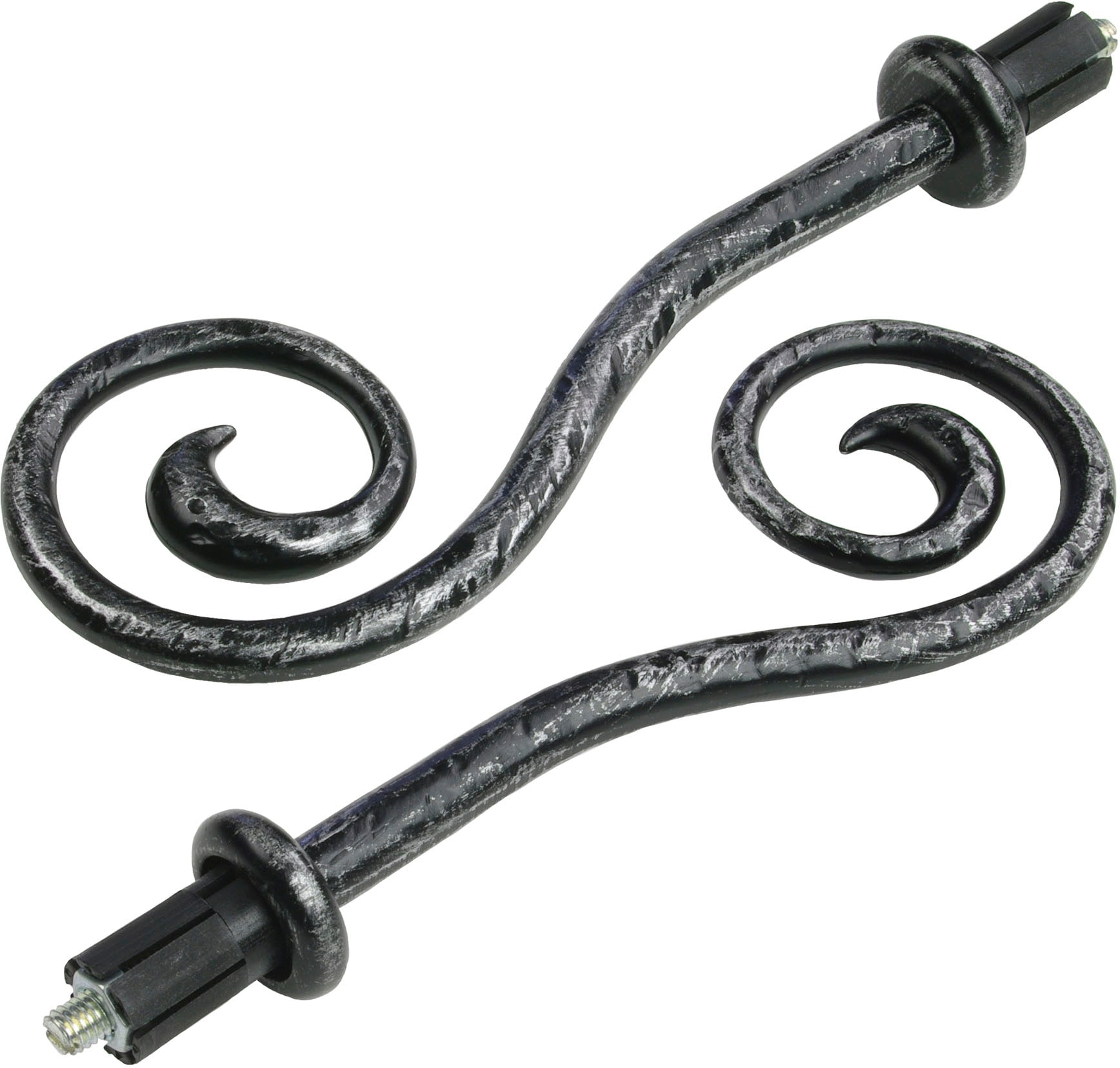 Liedeco Gardinenstangen-Endstück "Endstück, Endknopf Spirale "Esperanca" für 16 mm Stangen", (2 St.), Endstück, Endknopf