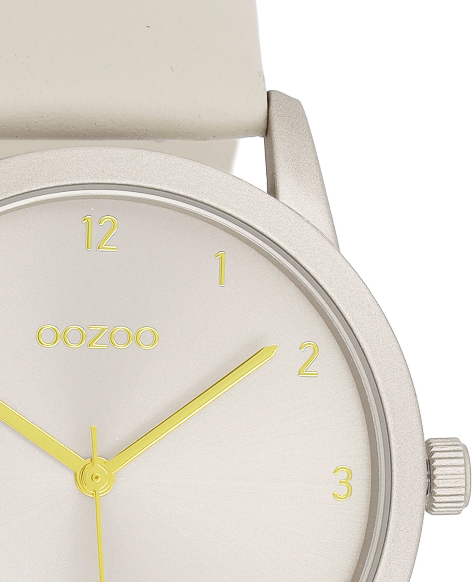 OOZOO Quarzuhr, Armbanduhr, Damenuhr, Lederarmband, Mineralglas, analog