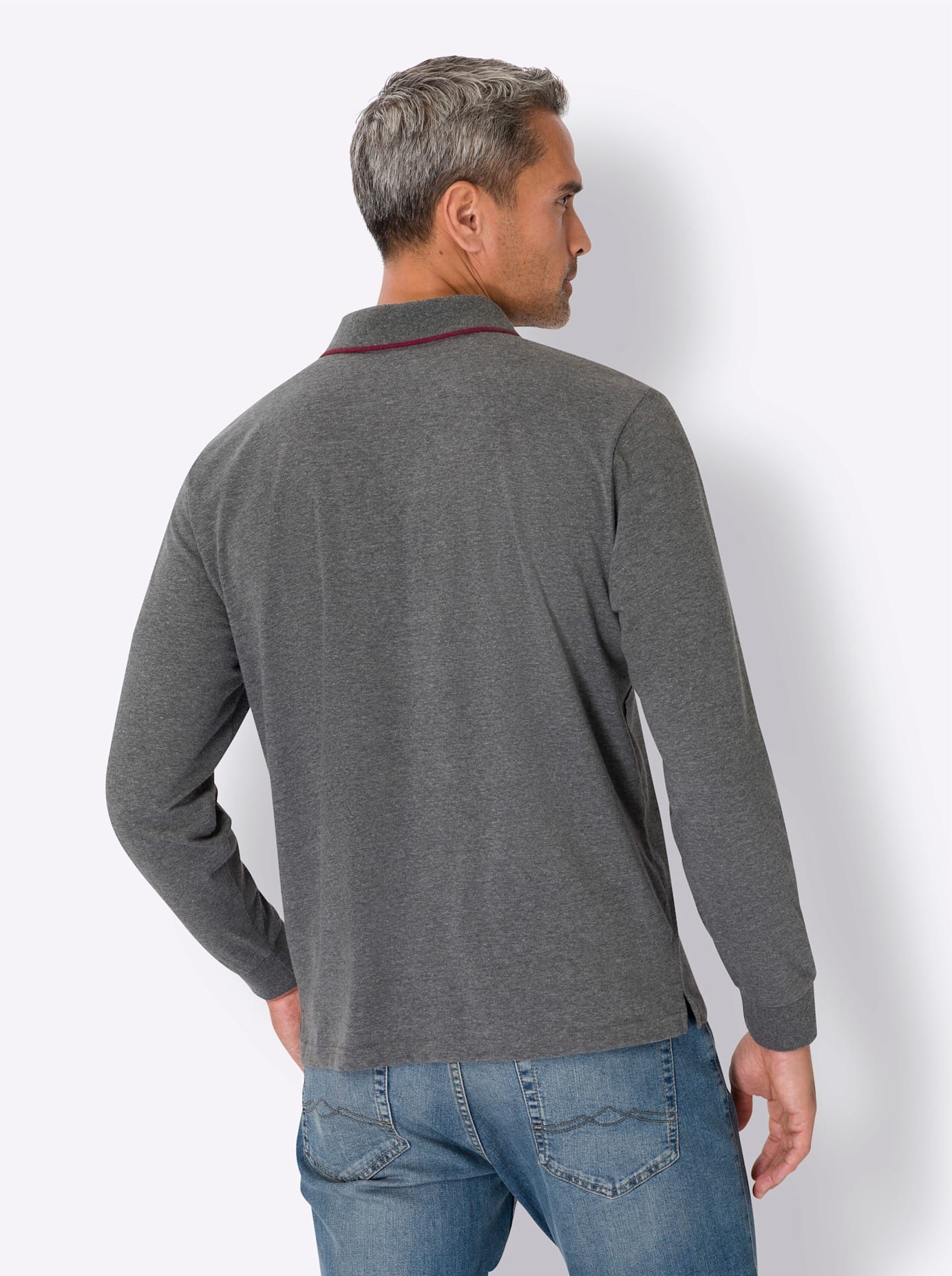 Classic Poloshirt »Langarm-Poloshirt«, (1 tlg.)