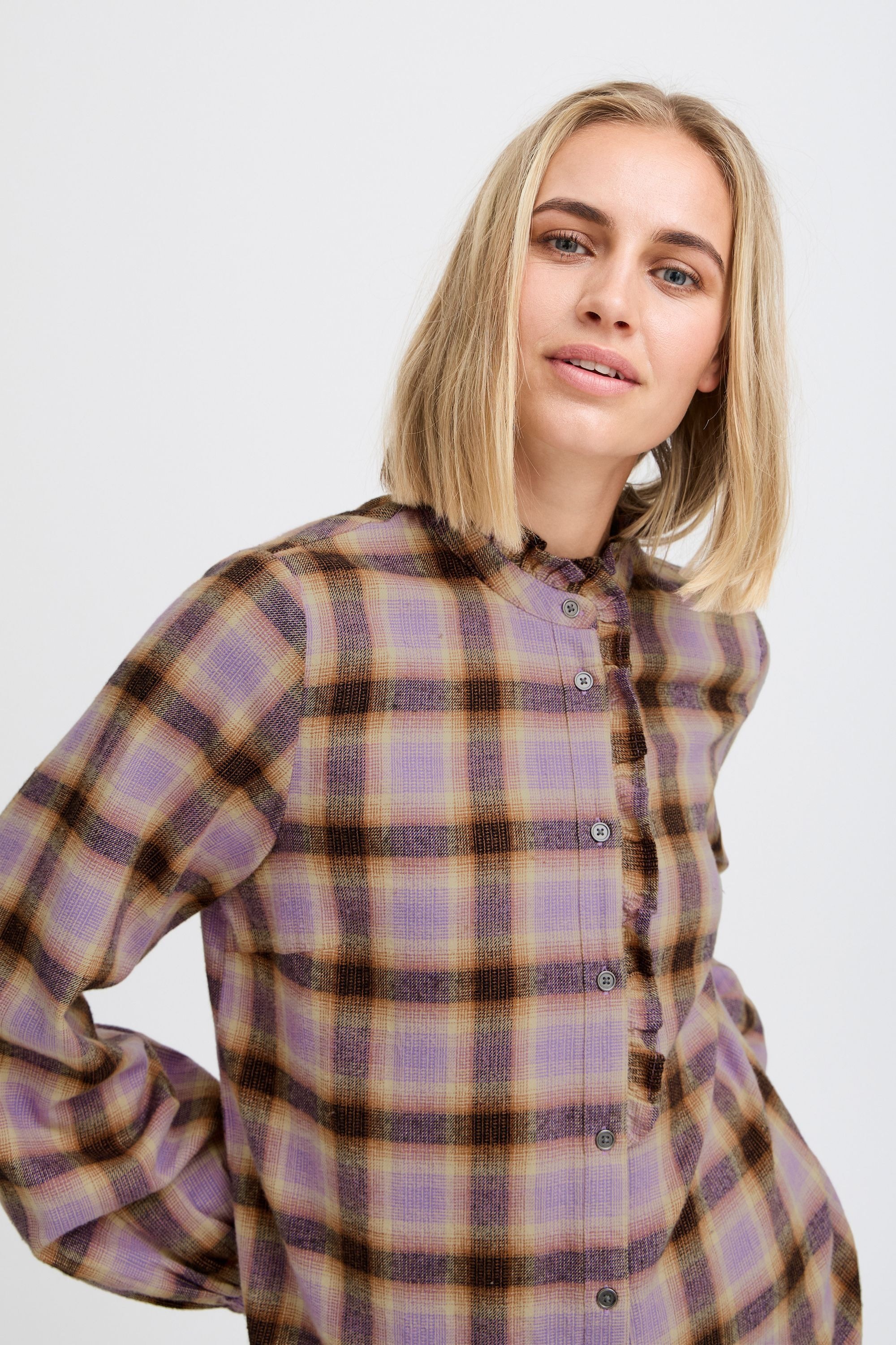 Pulz Jeans Langarmbluse »Langarmhemd PZKATELYN Frill Shirt«