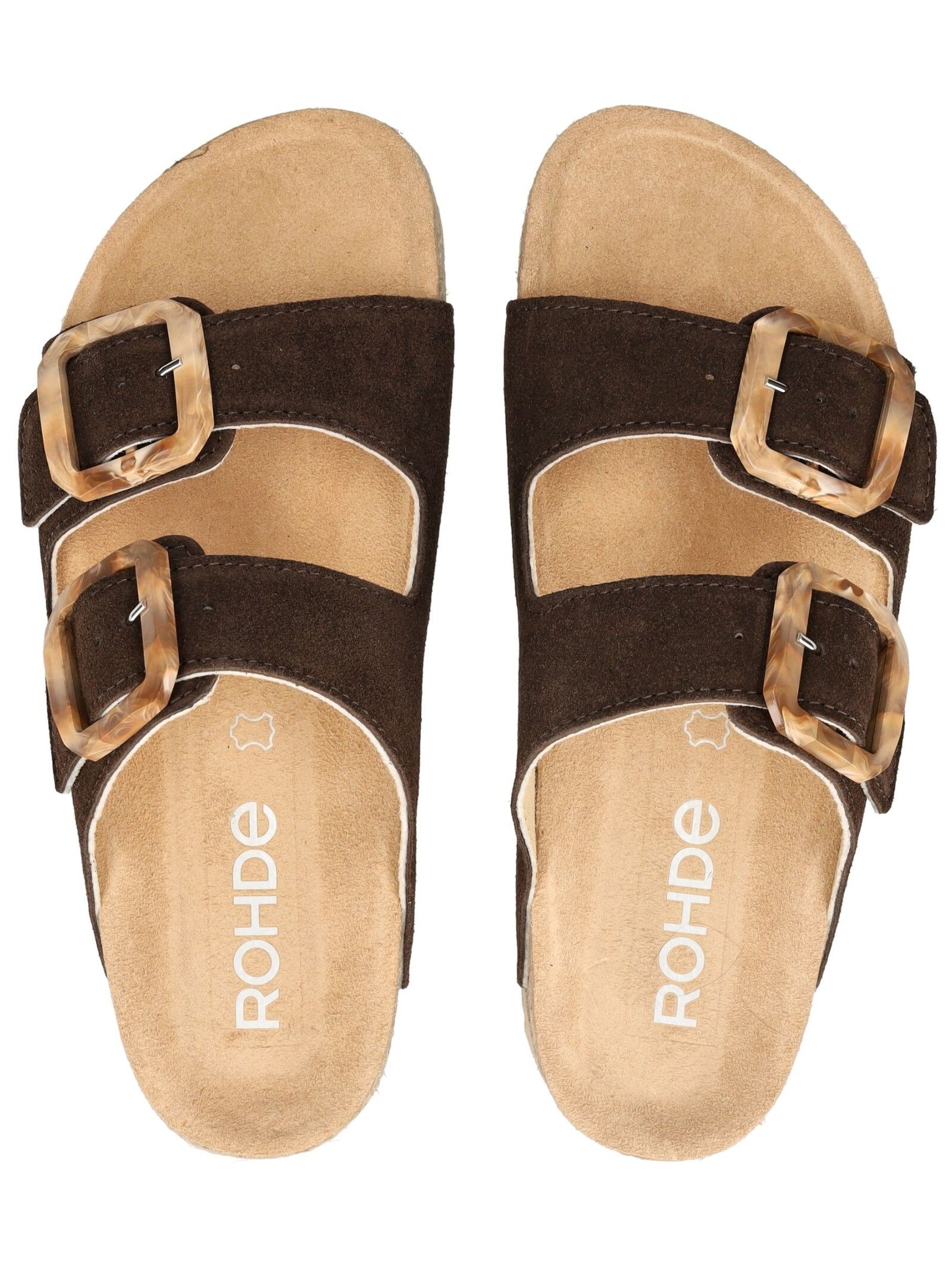 Rohde Pantolette »Rohde Pantoletten Veloursleder«