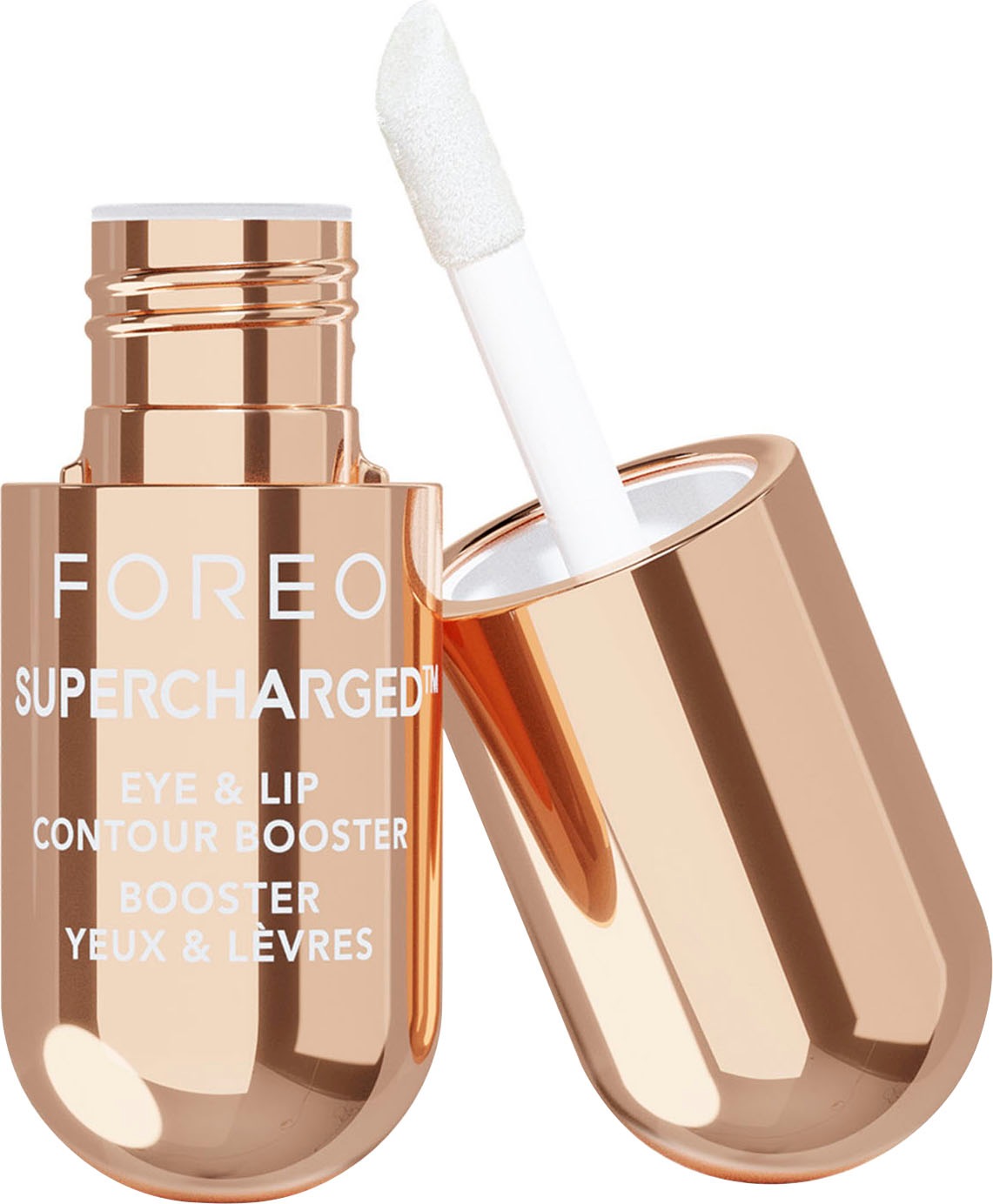 FOREO Feuchtigkeitsgel "SUPERCHARGED EYE & LIP CONTOUR BOOSTER 3 x 3,5 ml", 10,5ml, weiß, Hautpflegemittel