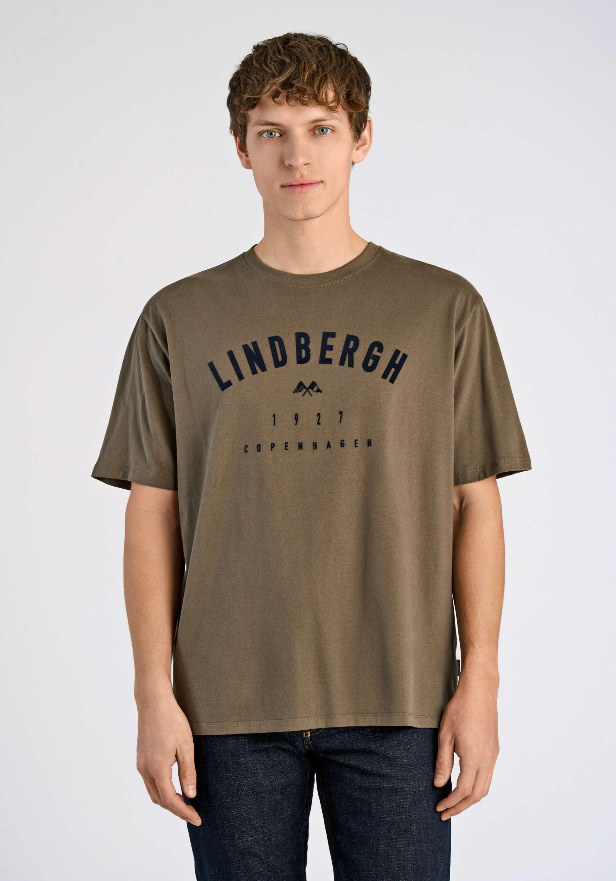 LINDBERGH Kurzarmshirt "T-Shirt (Kurzarm) Relaxed Fit"