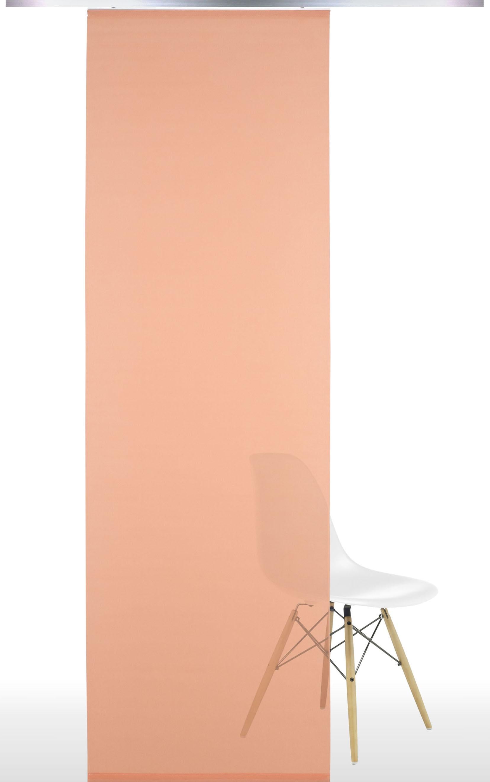 Liedeco Schiebegardine Klettband 1 Stk. tlg. HxB: 245x60, ohne Paneelwagen günstig online kaufen