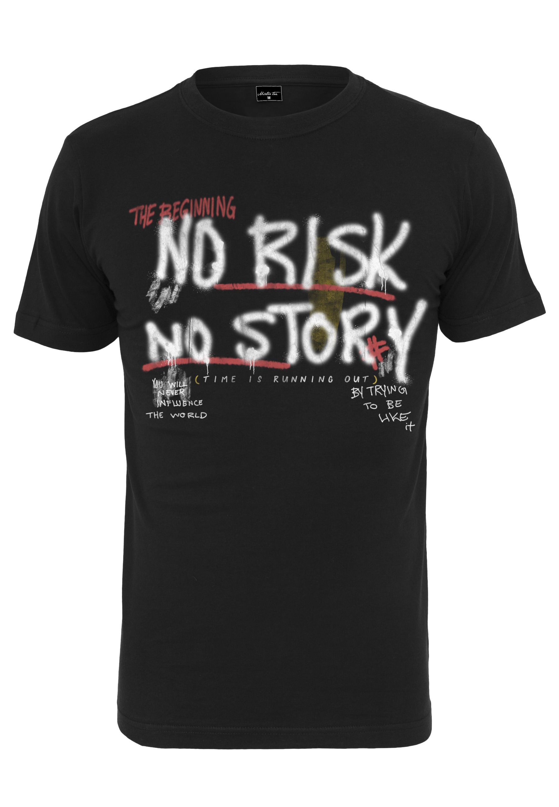 MisterTee Kurzarmshirt "MisterTee Herren No Risk No Story Tee" 1 Stk.