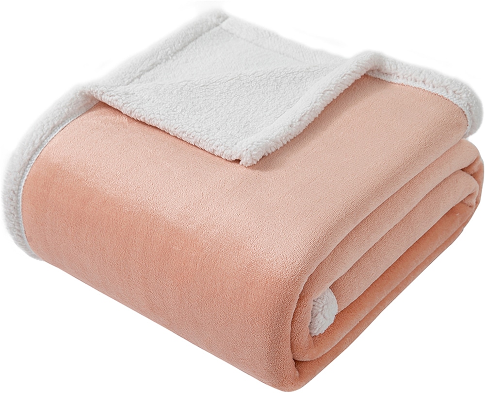OTTO home Wohndecke "Sennu" 420g/m², flauschige, Wohndecke mit Teddyoptik, Tagesdecke