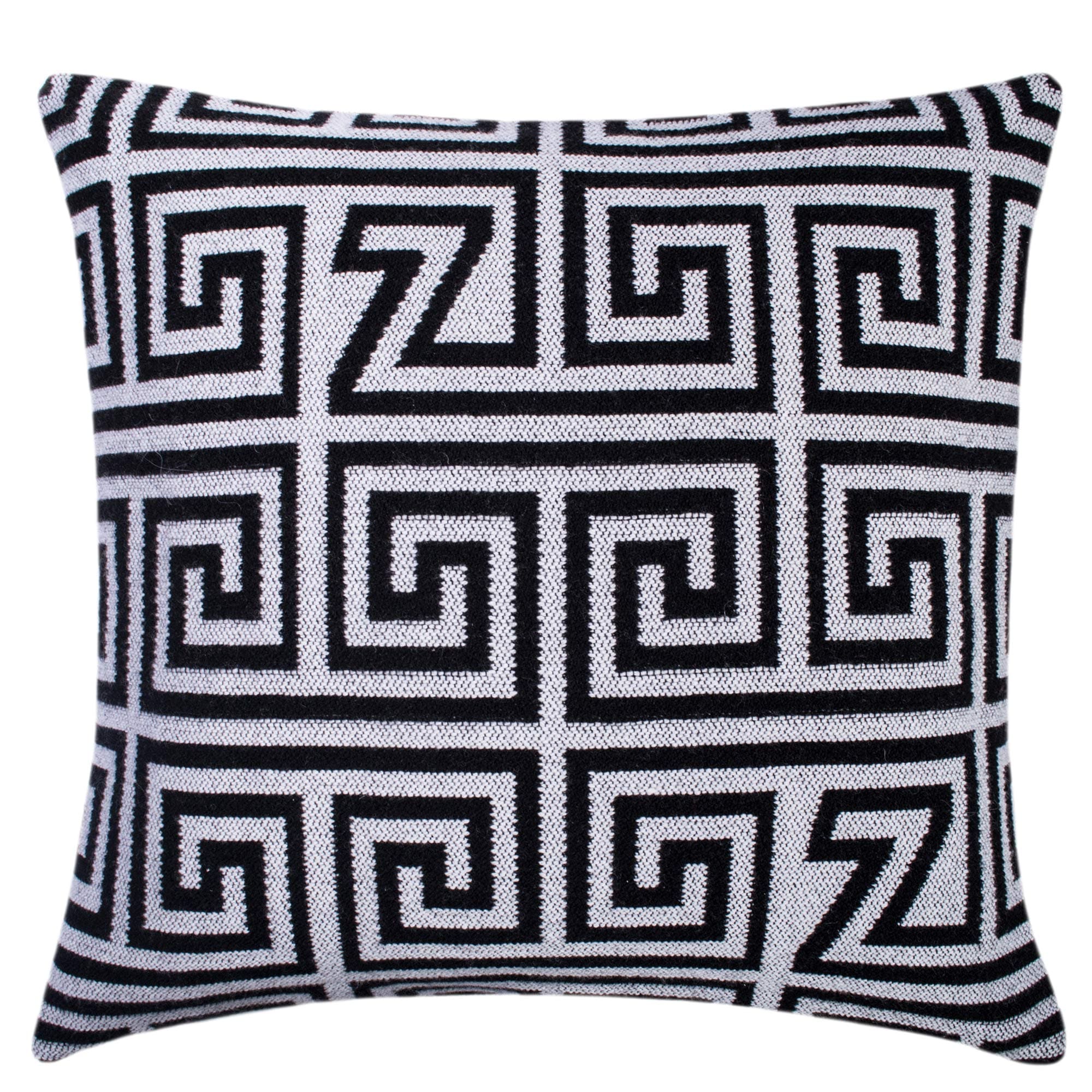 ZOEPPRITZ1828 Dekokissen "Legacy" Kissenhülle aus Cashmere-Wollmischung mit Määnder Design