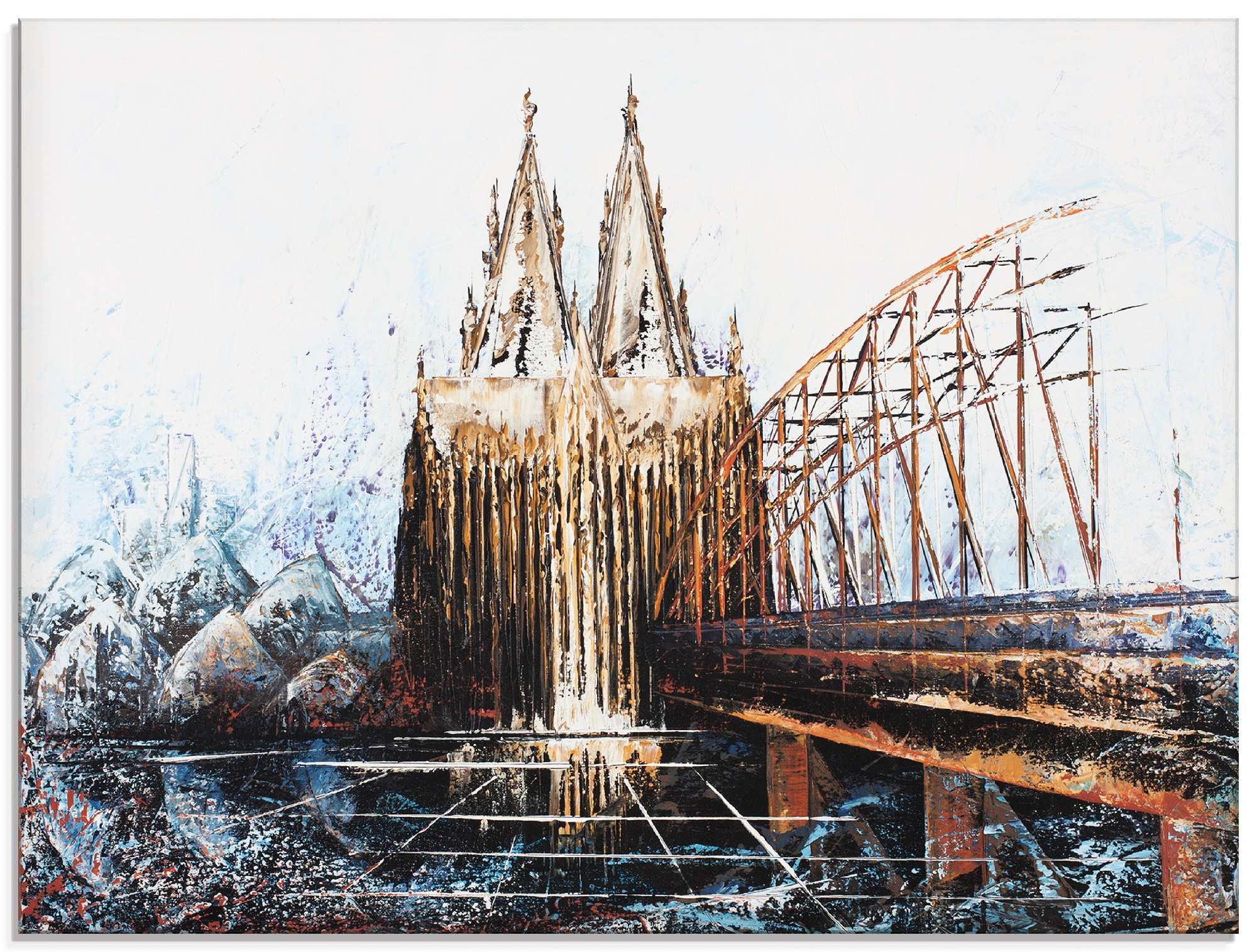 Artland Glasbild "Köln Impression", Deutschland, (1 St.), in verschiedenen Größen