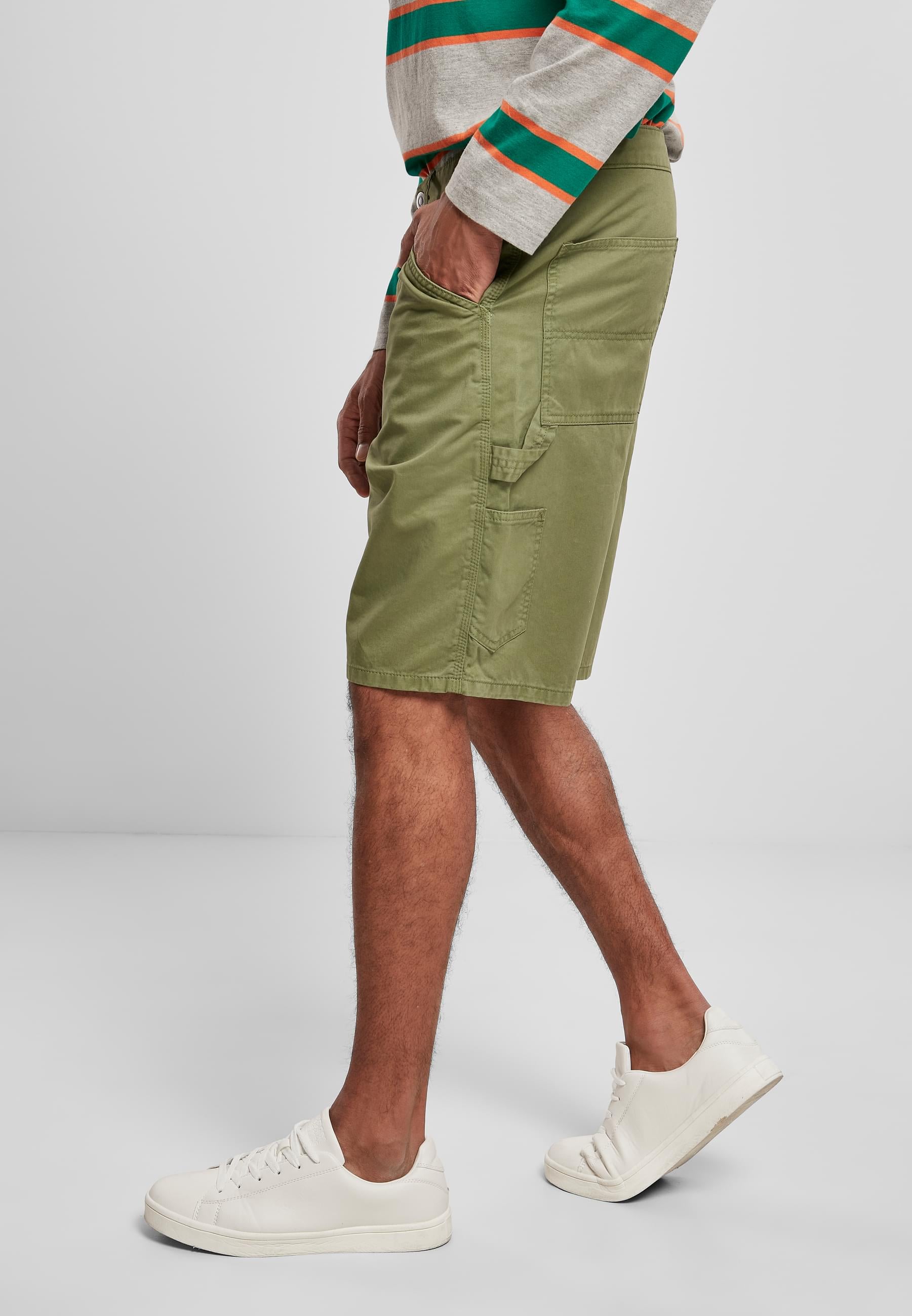 URBAN CLASSICS Stoffhose »Urban Classics Herren Carpenter Shorts«