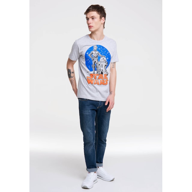 LOGOSHIRT T-Shirt »R2-D2 & C-3PO Star Wars«, mit tollem Print ▷ für | BAUR | T-Shirts