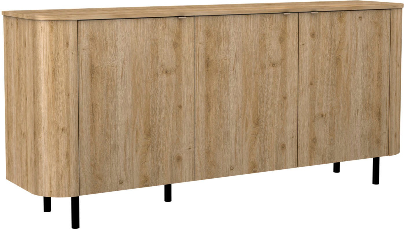 Home affaire Sideboard "Murano, 181 cm breit, 3 Türen, Anrichte, Kommode, S günstig online kaufen