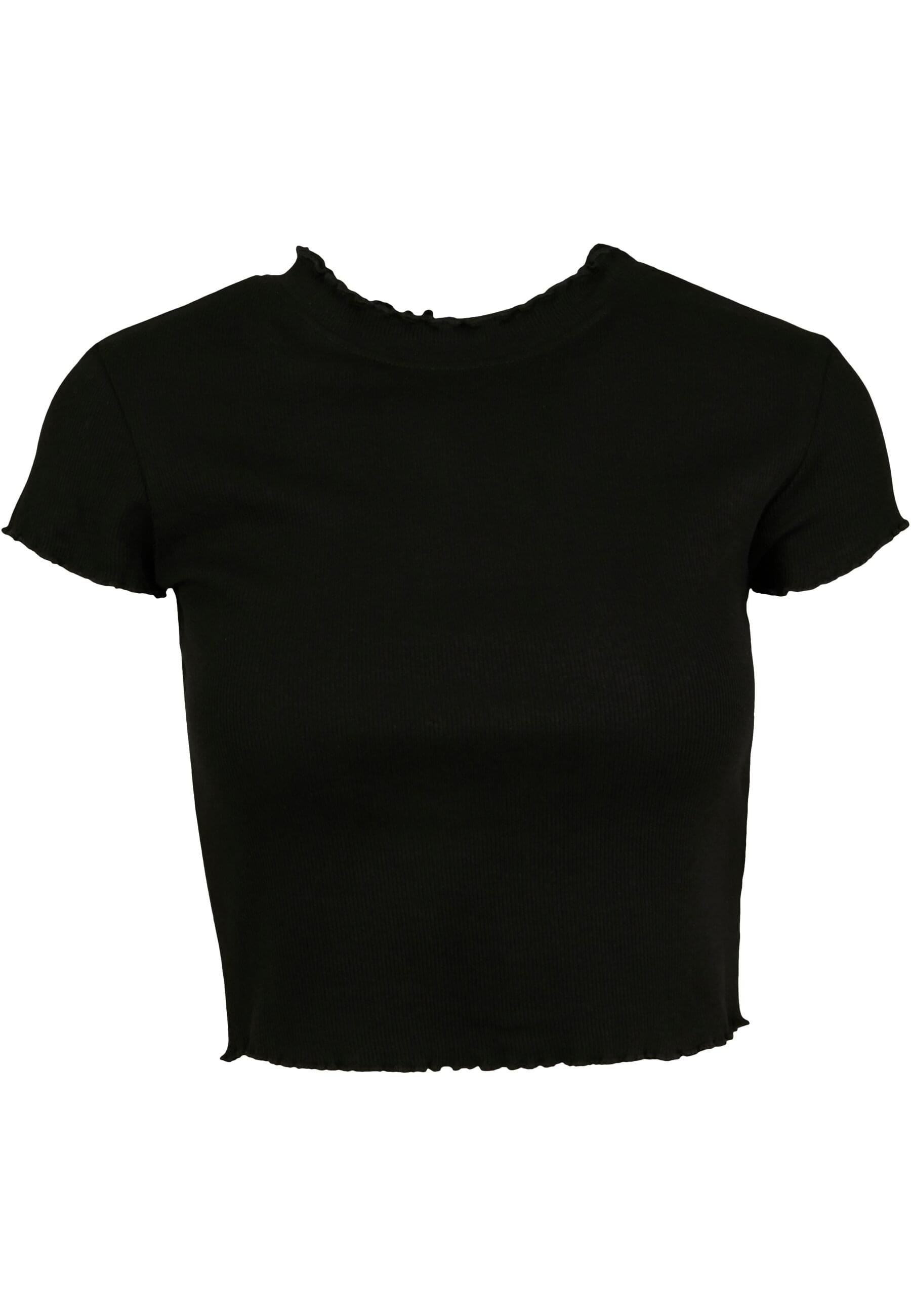 URBAN CLASSICS T-Shirt »Urban Classics Damen Ladies Cropped Rib Tee 2-Pack«, (1 tlg.)