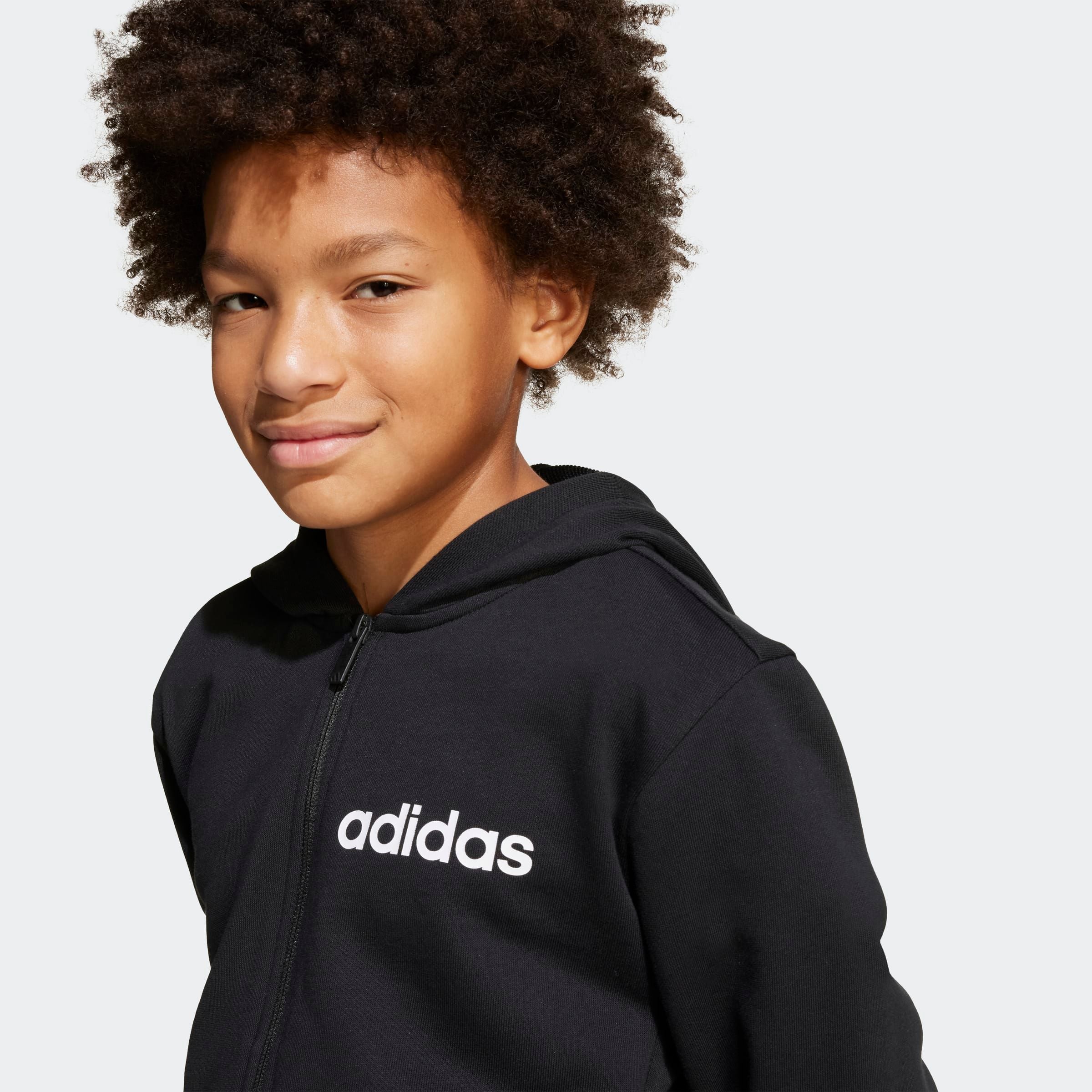 adidas Sportswear Trainingsanzug »J LIN FT TS 220«, (2 tlg.)
