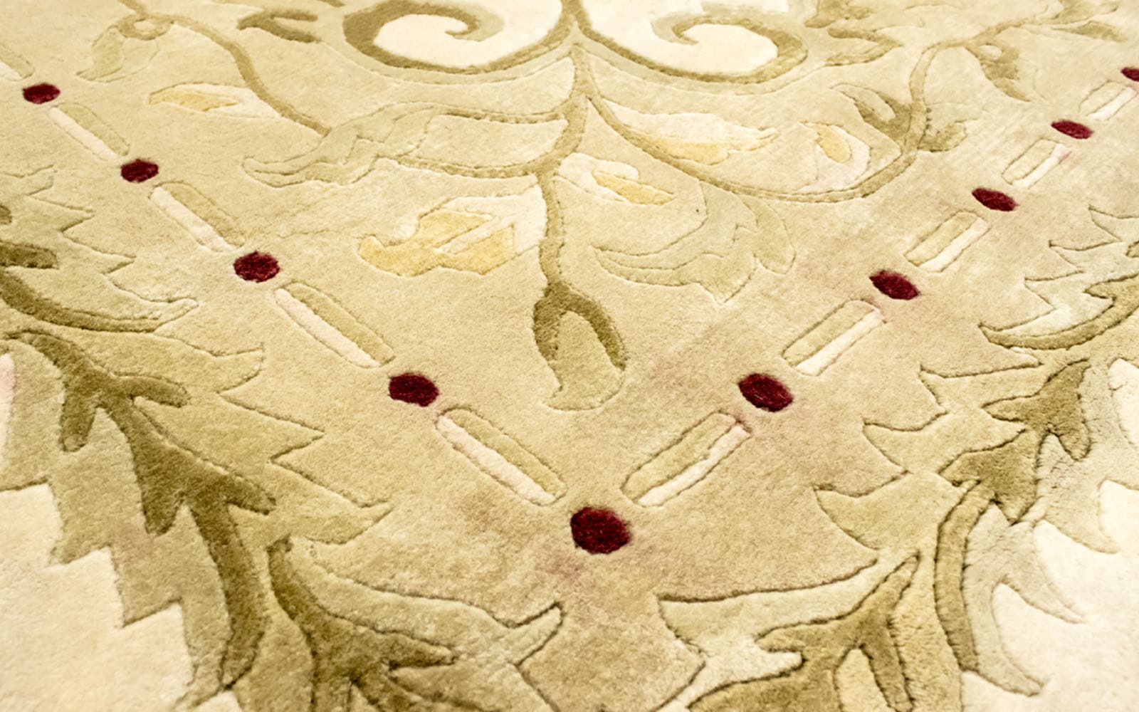 morgenland Wollteppich »Nepal Teppich handgeknüpft gelb«, rechteckig, handgeknüpft
