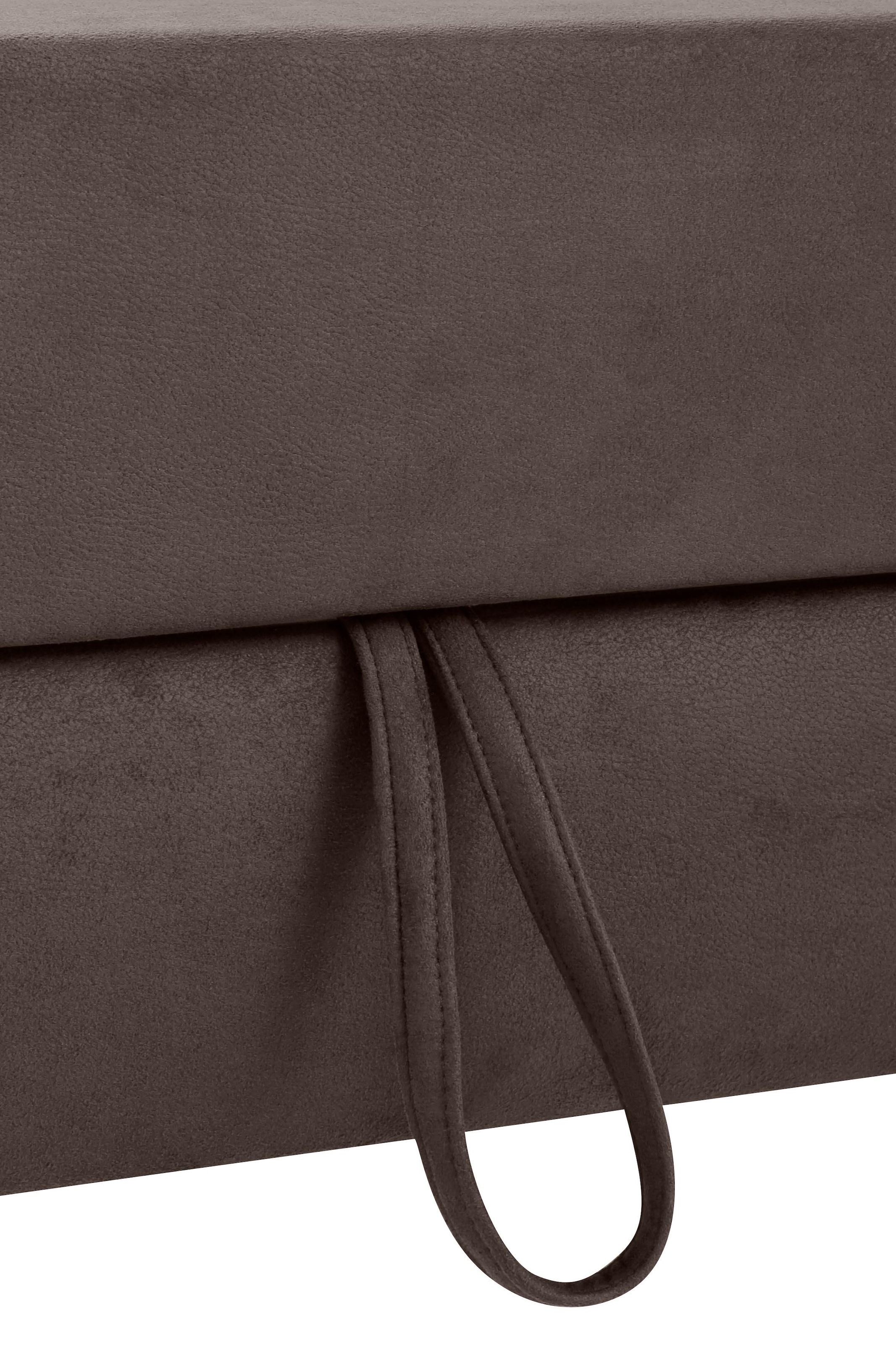 Home affaire Ecksofa »Palmera L-Form«, Federkern, wahlweise mit Bettfunktion und mit/ohne Bettkasten