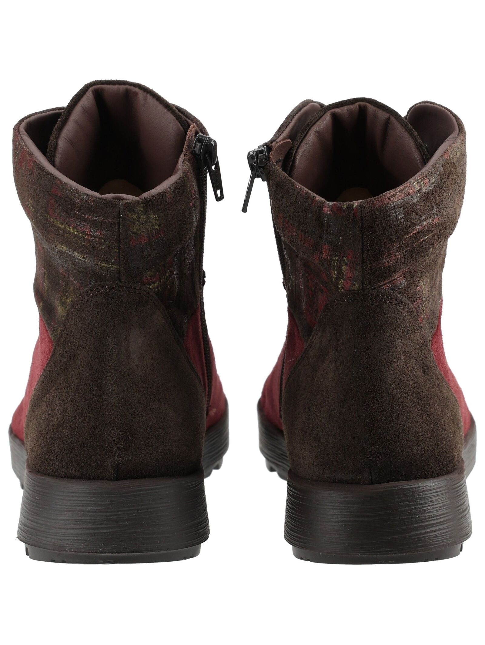 Think! Schnürstiefelette »Think! Stiefelette Veloursleder«