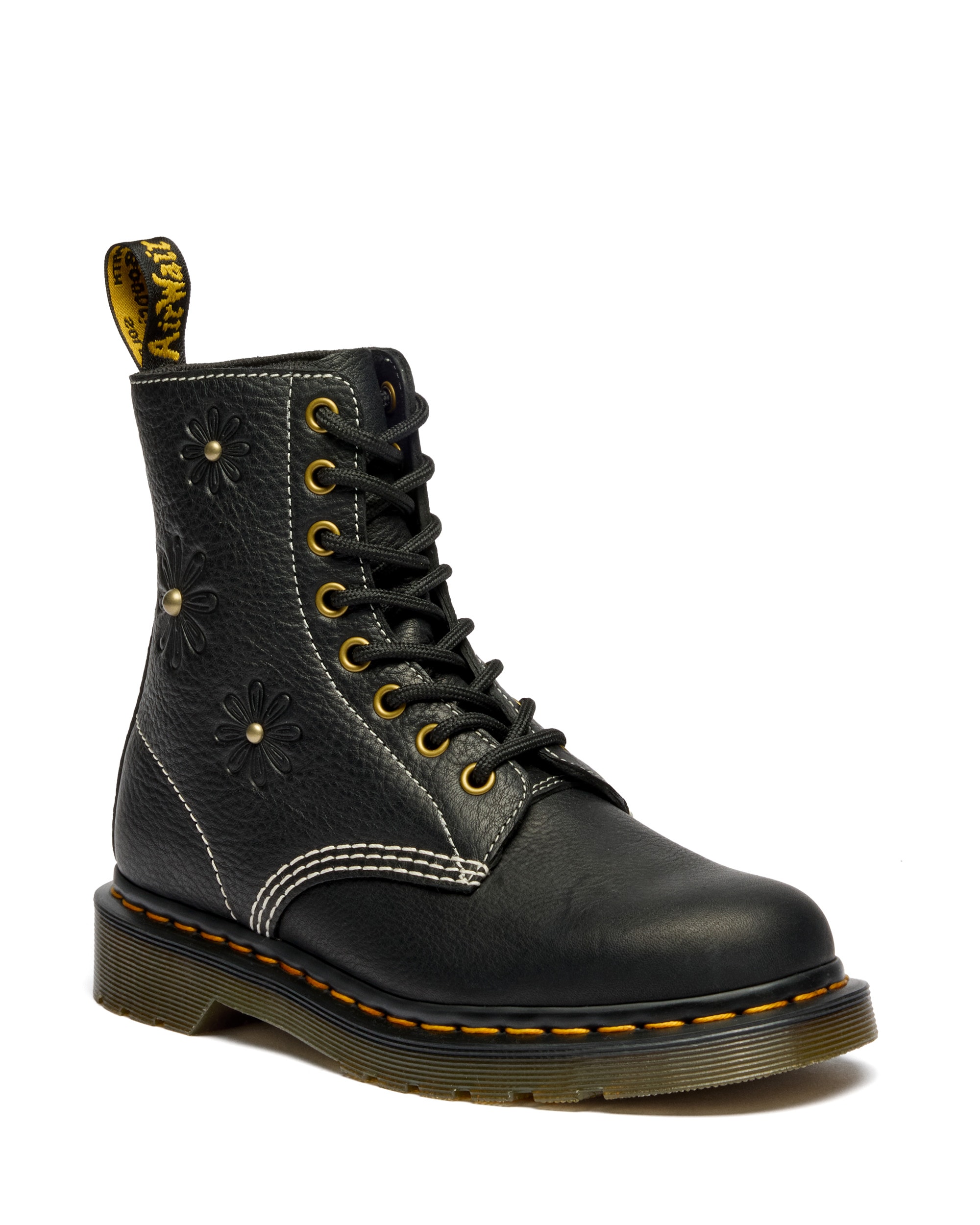 DR. MARTENS Schnürboots "1460 Pascal Flower", Blockabsatz, Stiefelette, 8-E günstig online kaufen