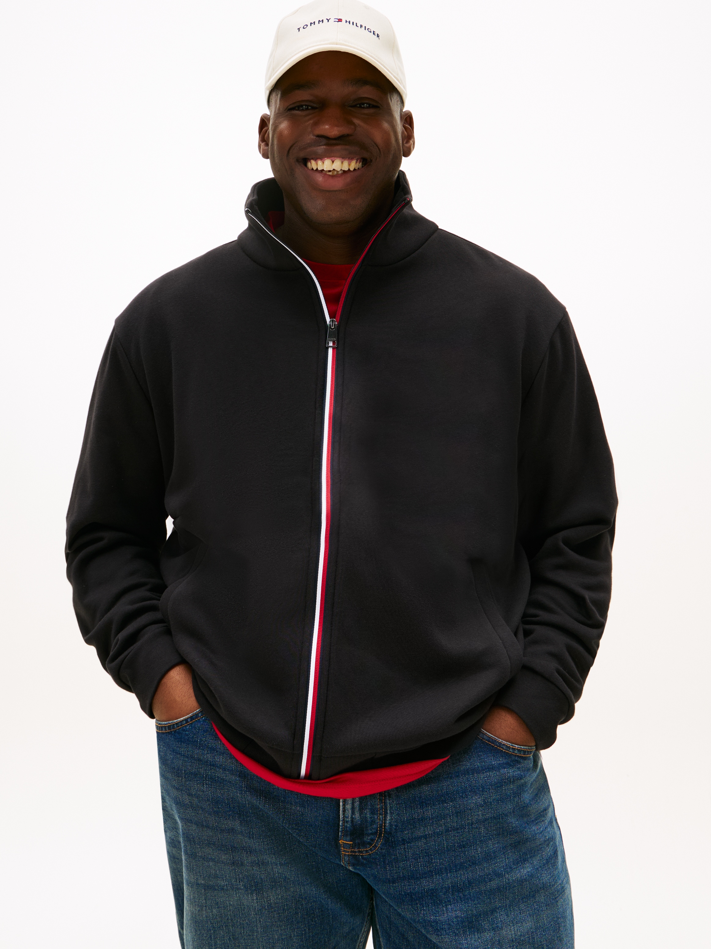 Tommy Hilfiger Big & Tall Sweatjacke "GLOBAL STRIPE ZIP", Große Größen günstig online kaufen