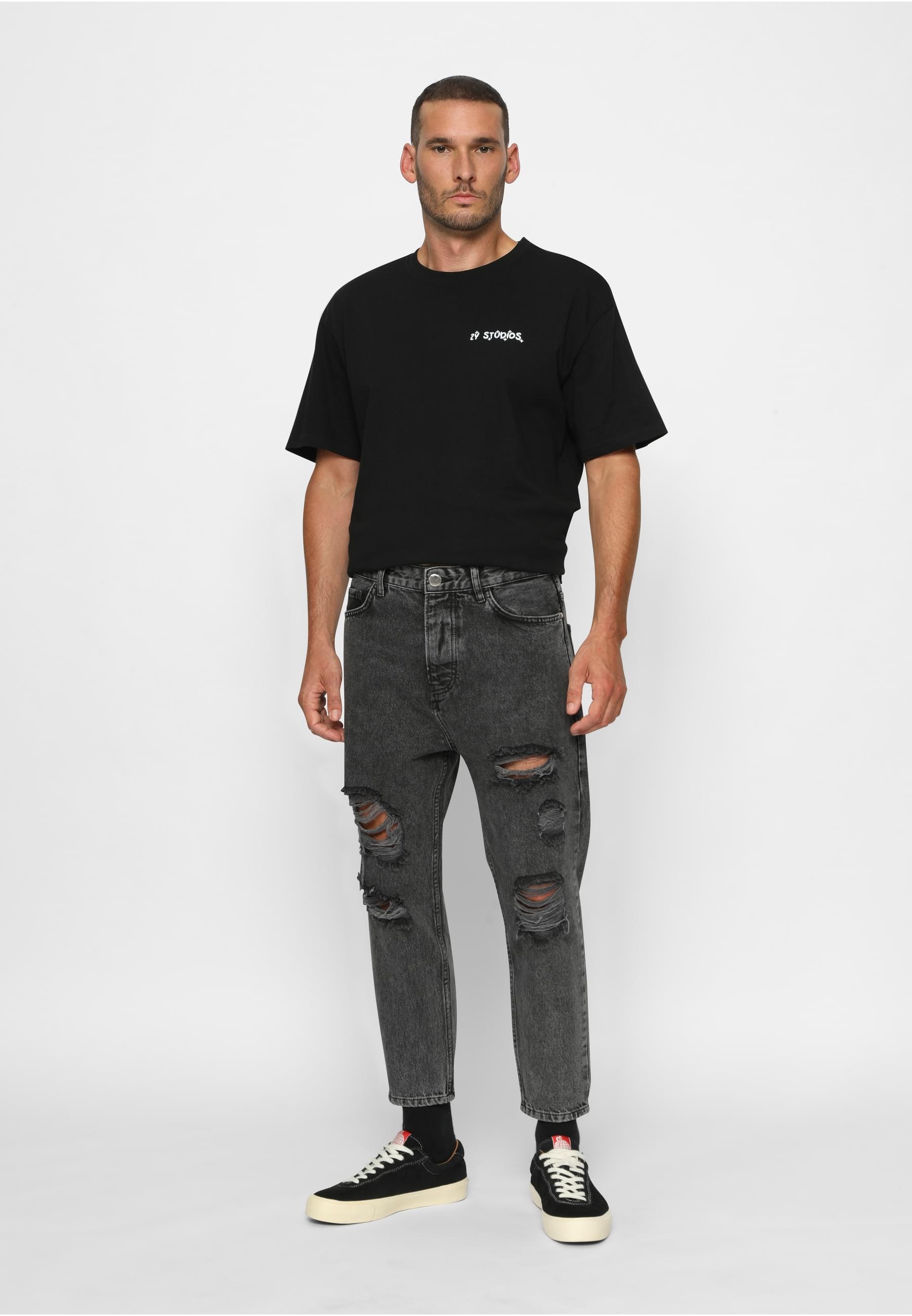 2Y Studios Bequeme Jeans »2Y Studios Herren 2Y Destroyed Relaxed Fit Denim«
