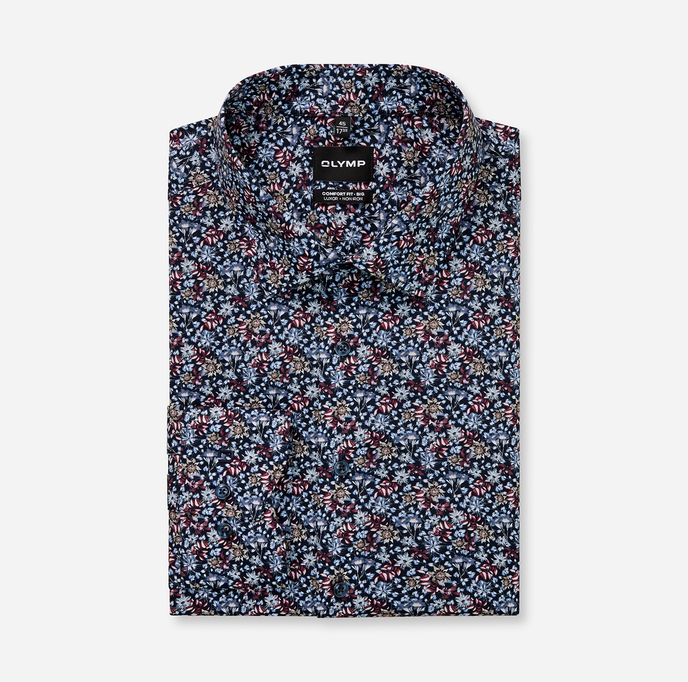 Thumbnail - OLYMP Langarmhemd "Big & Tall", Neue COMFORT FIT BIG Kollektion, New-Kentkragen