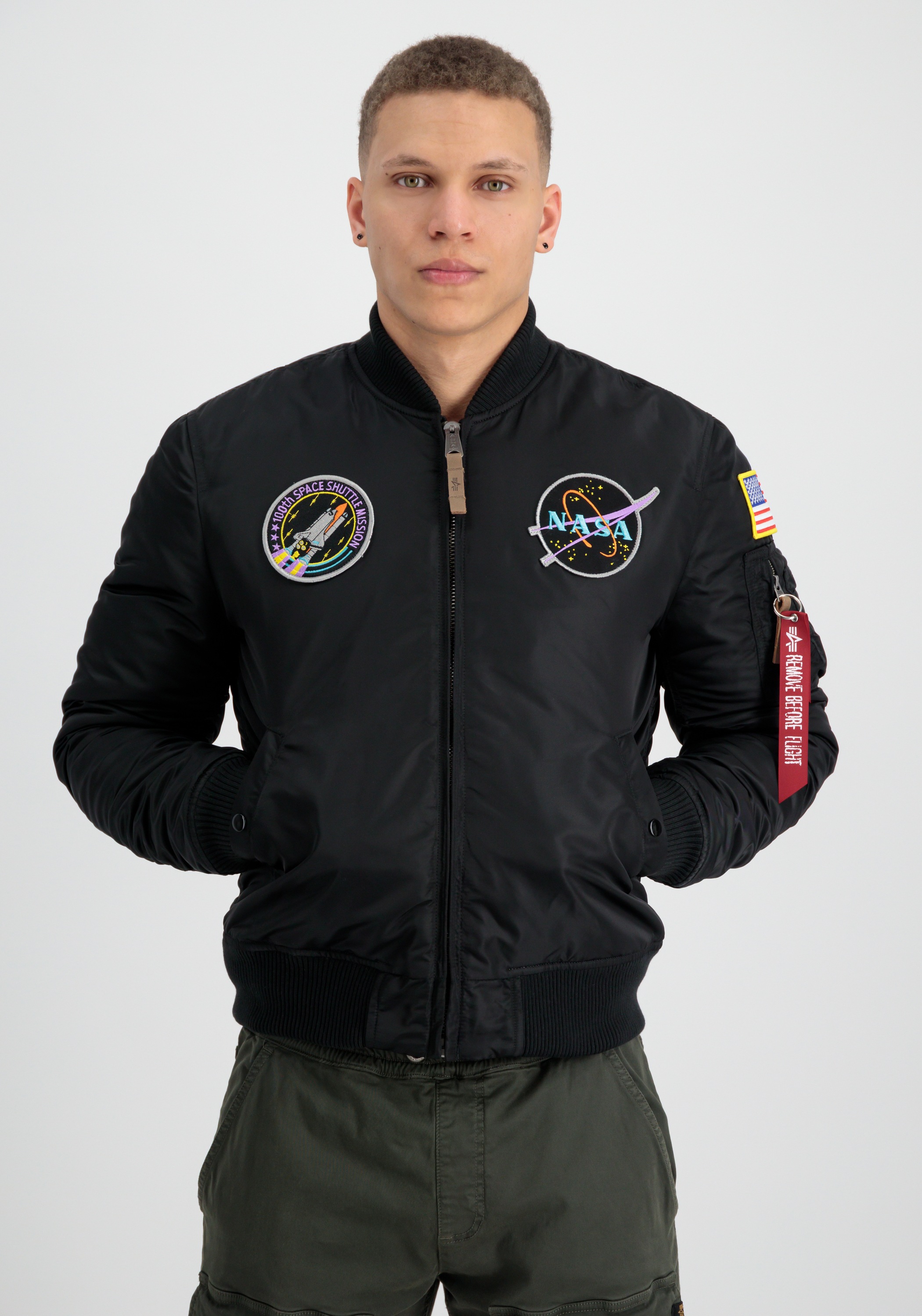 Alpha Industries Bomberjacke »Alpha Industries Men - Bomber Jackets MA-1 VF Vintage Fit NASA«