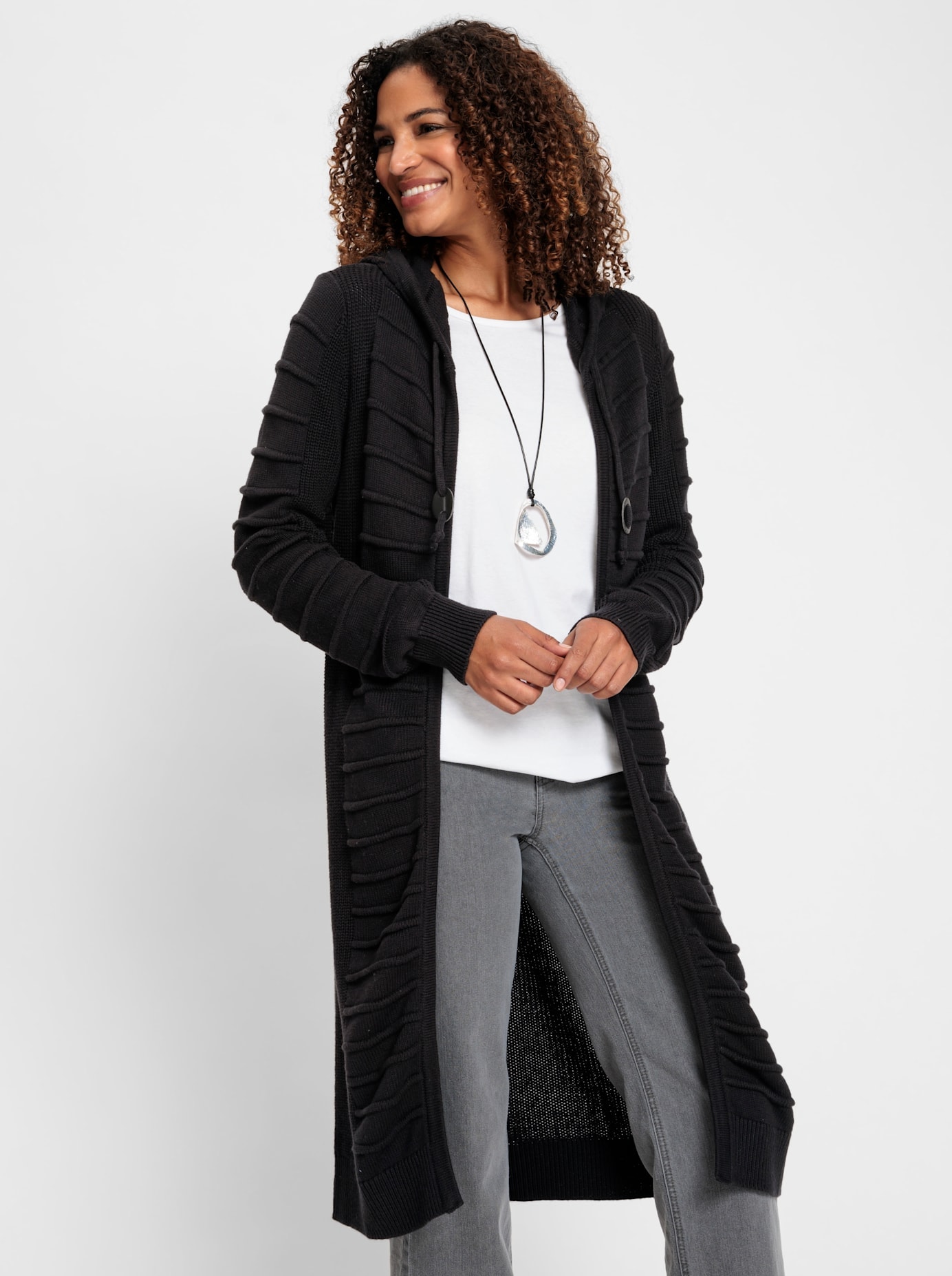 Casual Looks Longstrickjacke günstig online kaufen