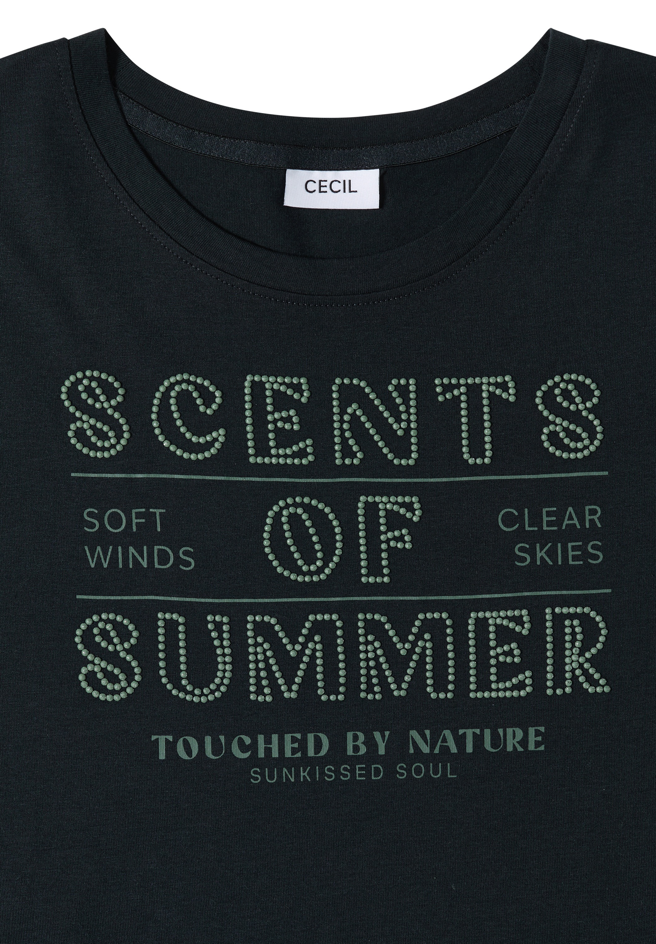 Cecil Rundhalsshirt mit Wording