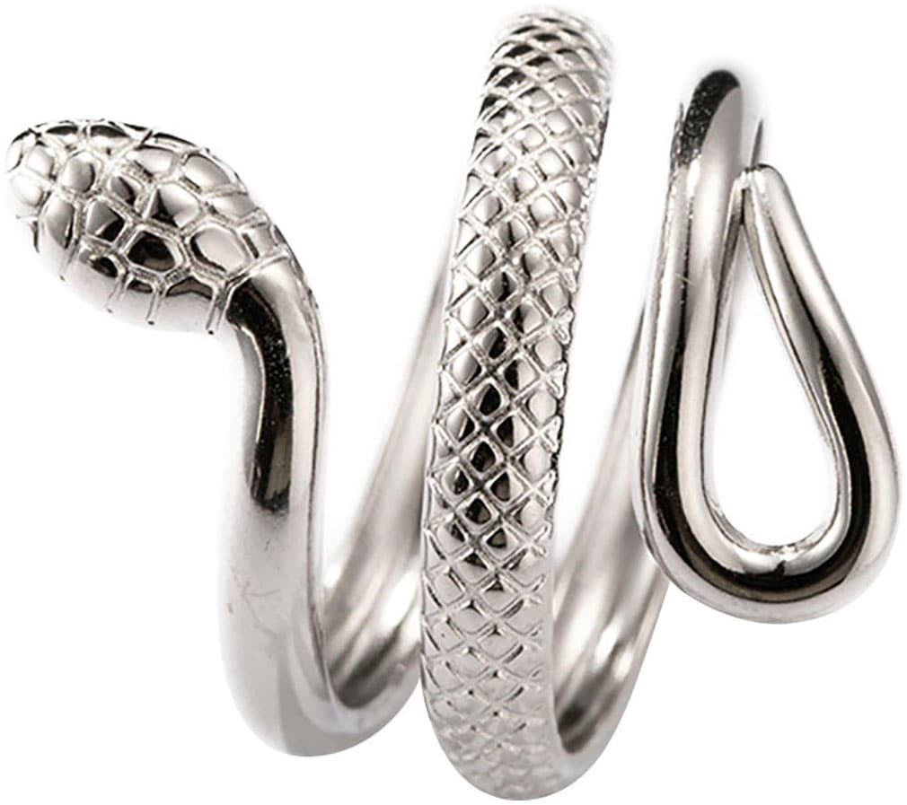 Firetti Fingerring »Schmuck Geschenk Damenring Schlange«, Made in Germany