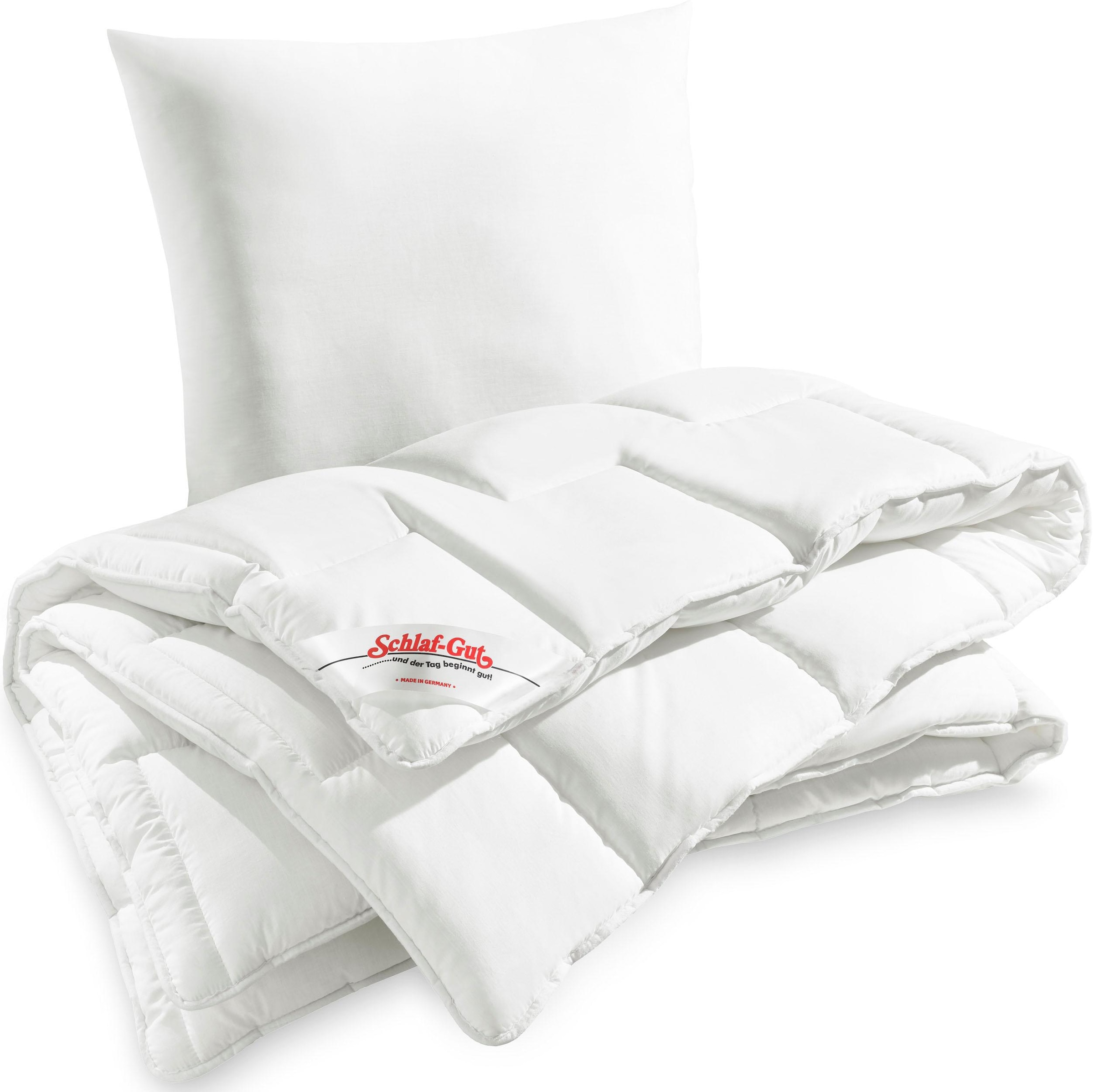 Schlaf-Gut Bettdecke + Kopfkissen »Utah«, (Spar-Set) auf Rechnung | BAUR | Microfaserbettdecken