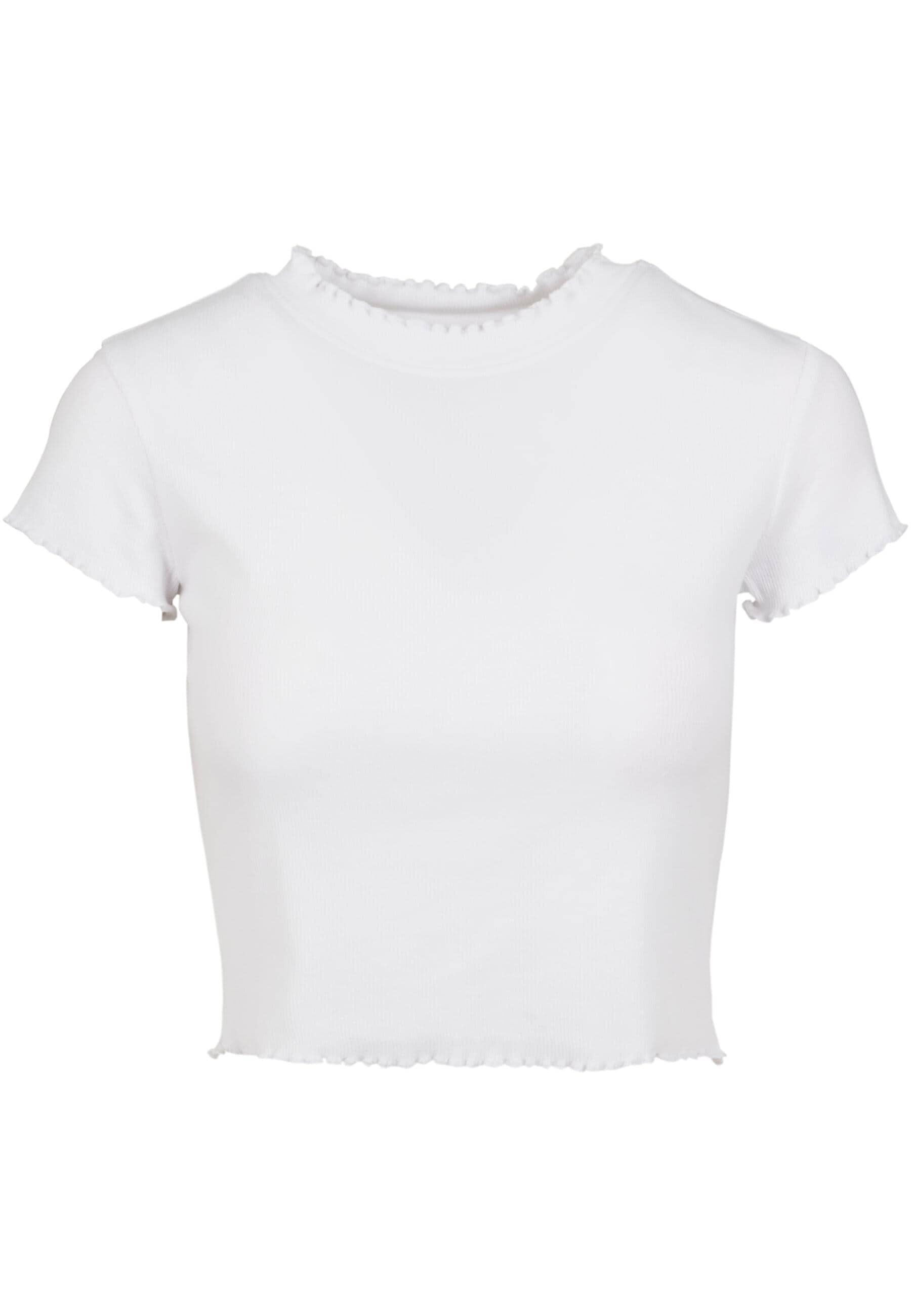URBAN CLASSICS T-Shirt »Urban Classics Damen Ladies Cropped Rib Tee 2-Pack«, (1 tlg.)