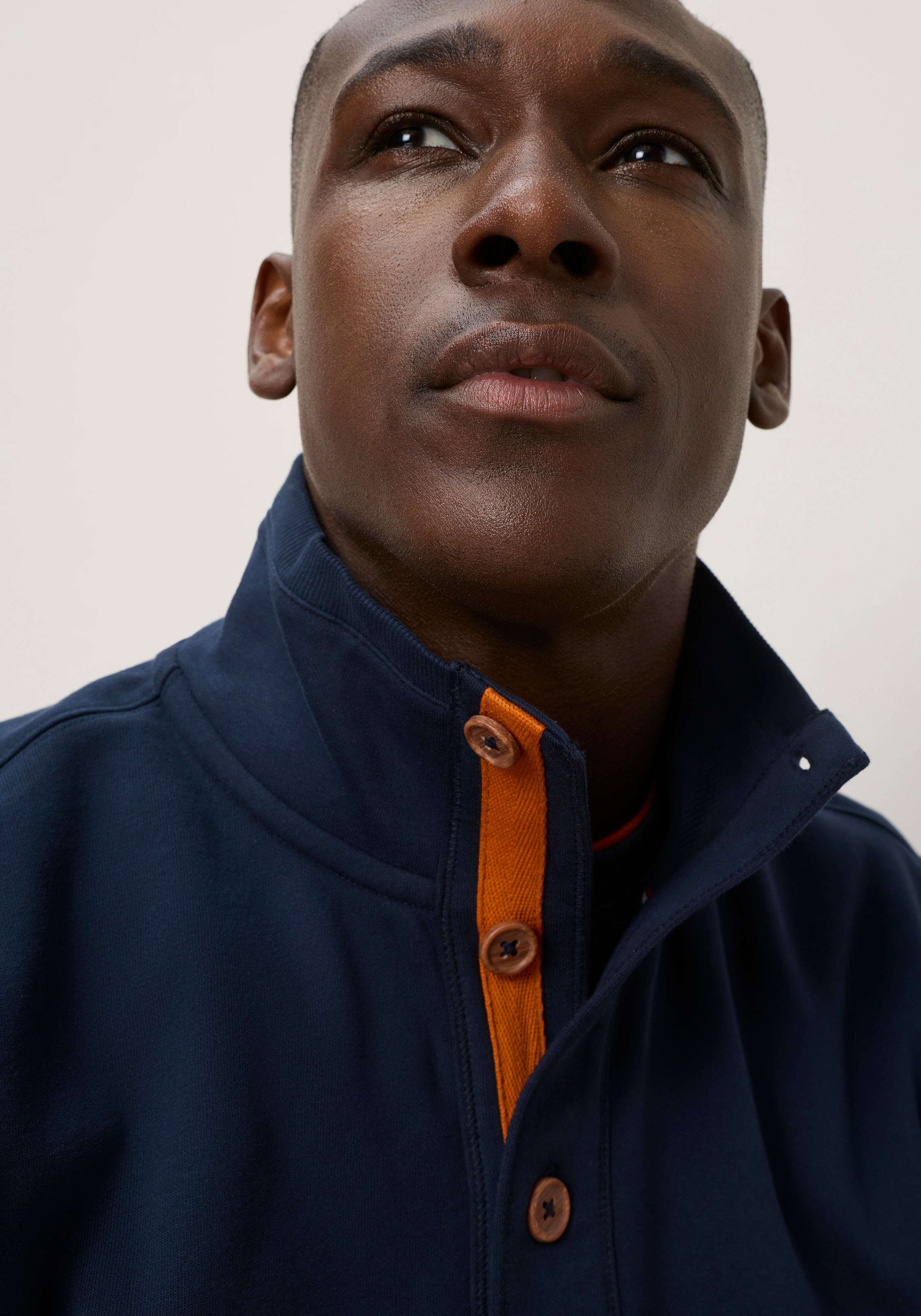 KangaROOS Sweatshirt , mit hochschließendem Kragen, aus Baumwolle und Polyester
