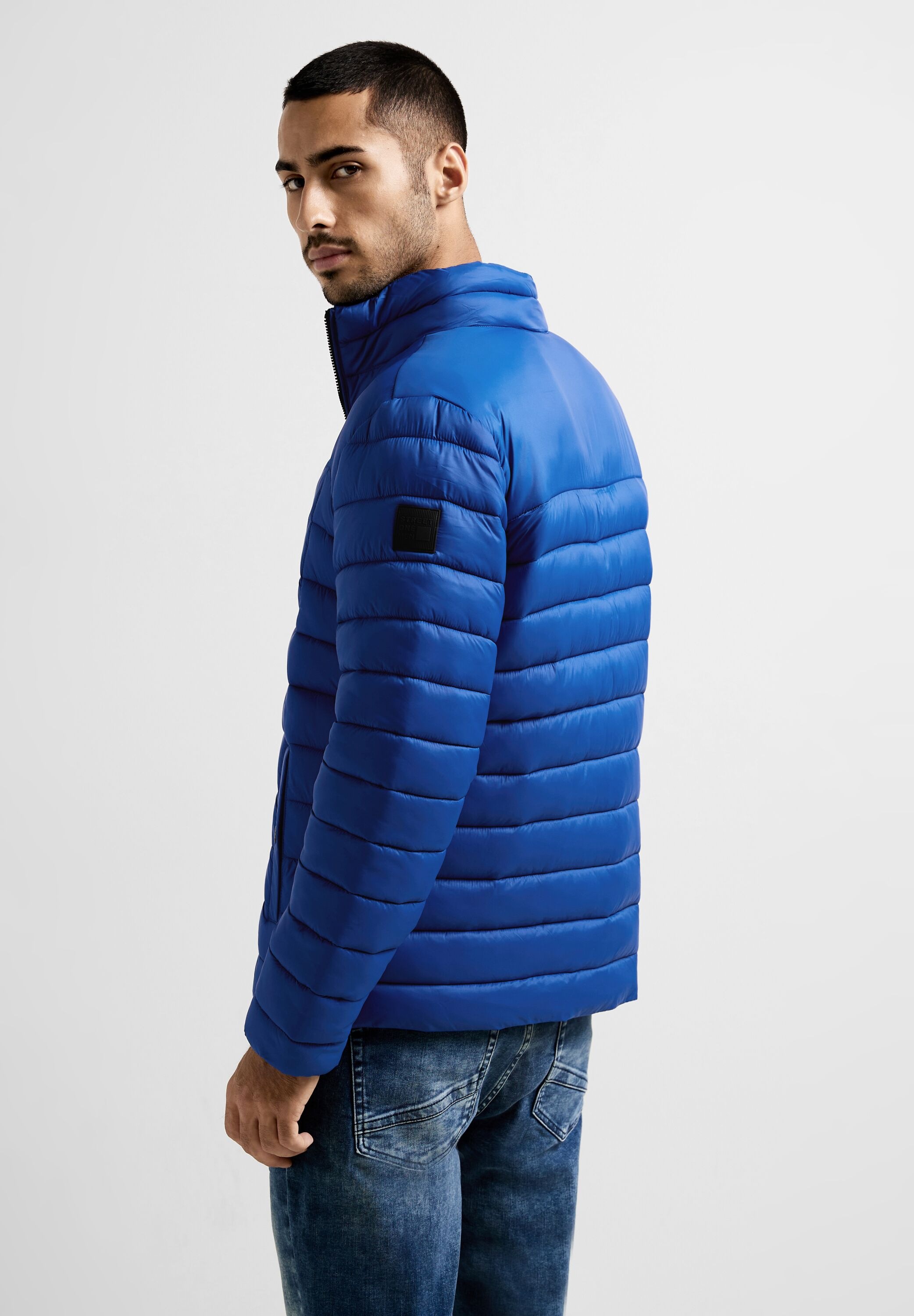 STREET ONE MEN Steppjacke, ohne Kapuze, mit Brusttasche