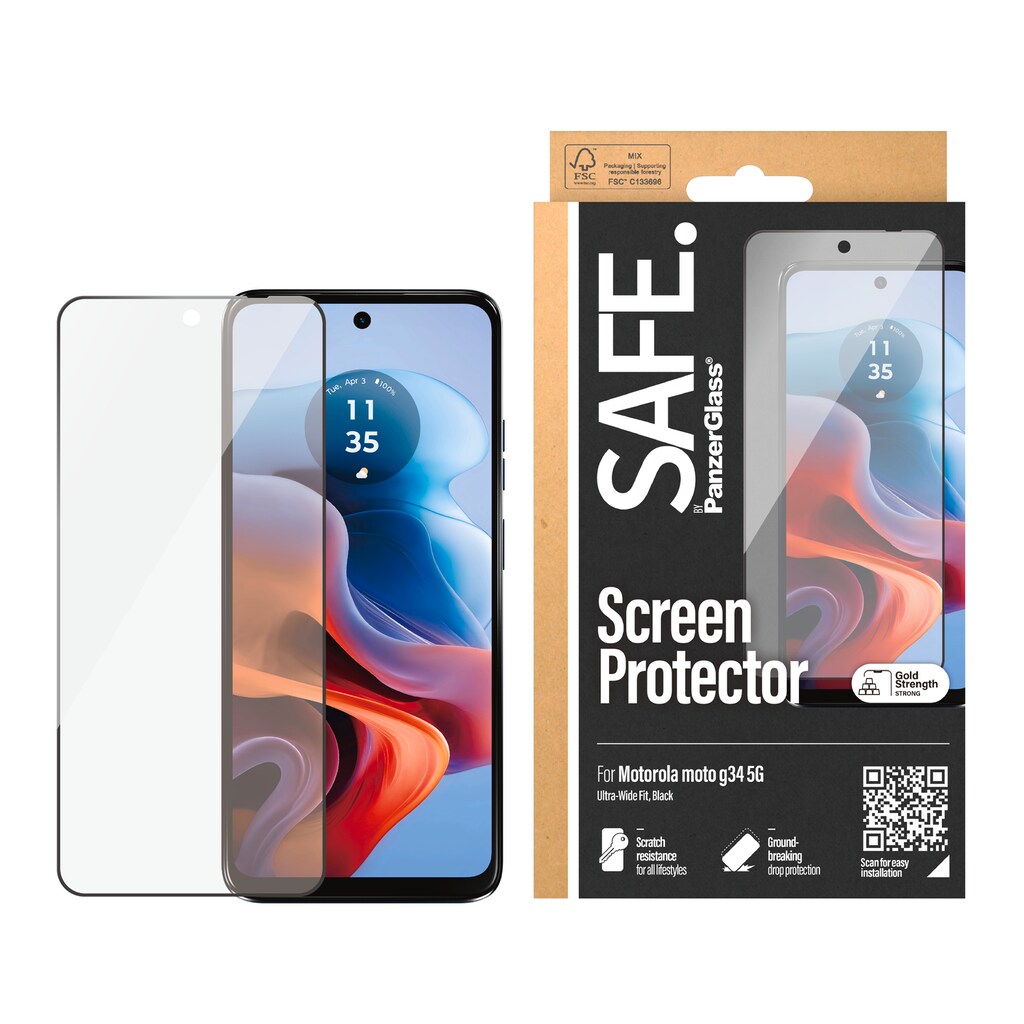 Displayschutzglas »Screen Protector«, für Motorola moto G34 5G