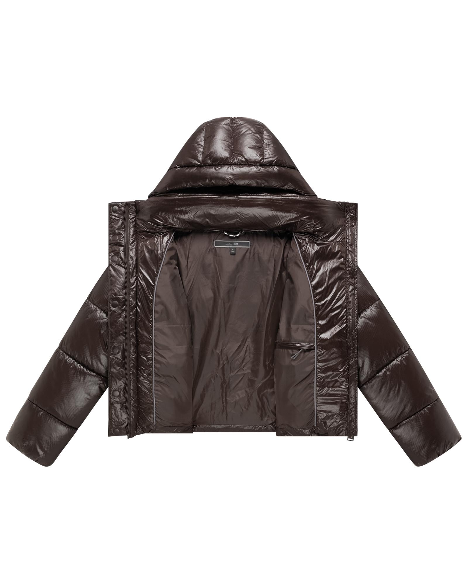 Navahoo Outdoorjacke »Polar-Unit 14« mit Kapuze Damen Steppjacke mit abnehmbarer Kapuze