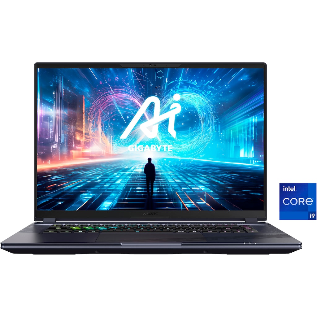 Gigabyte Gaming-Notebook »AORUS 16X ASG-63DEC65SH«, 40,6 cm, / 16 Zoll, Intel, Core i9, GeForce RTX 4070, 2000 GB SSD