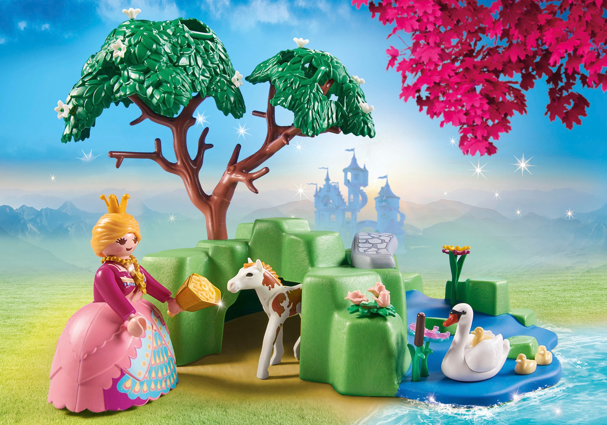 Playmobil® Konstruktions-Spielset »Prinzessinnen-Picknick mit Fohlen (70961), Princess«, (74 St.), Made in Germany